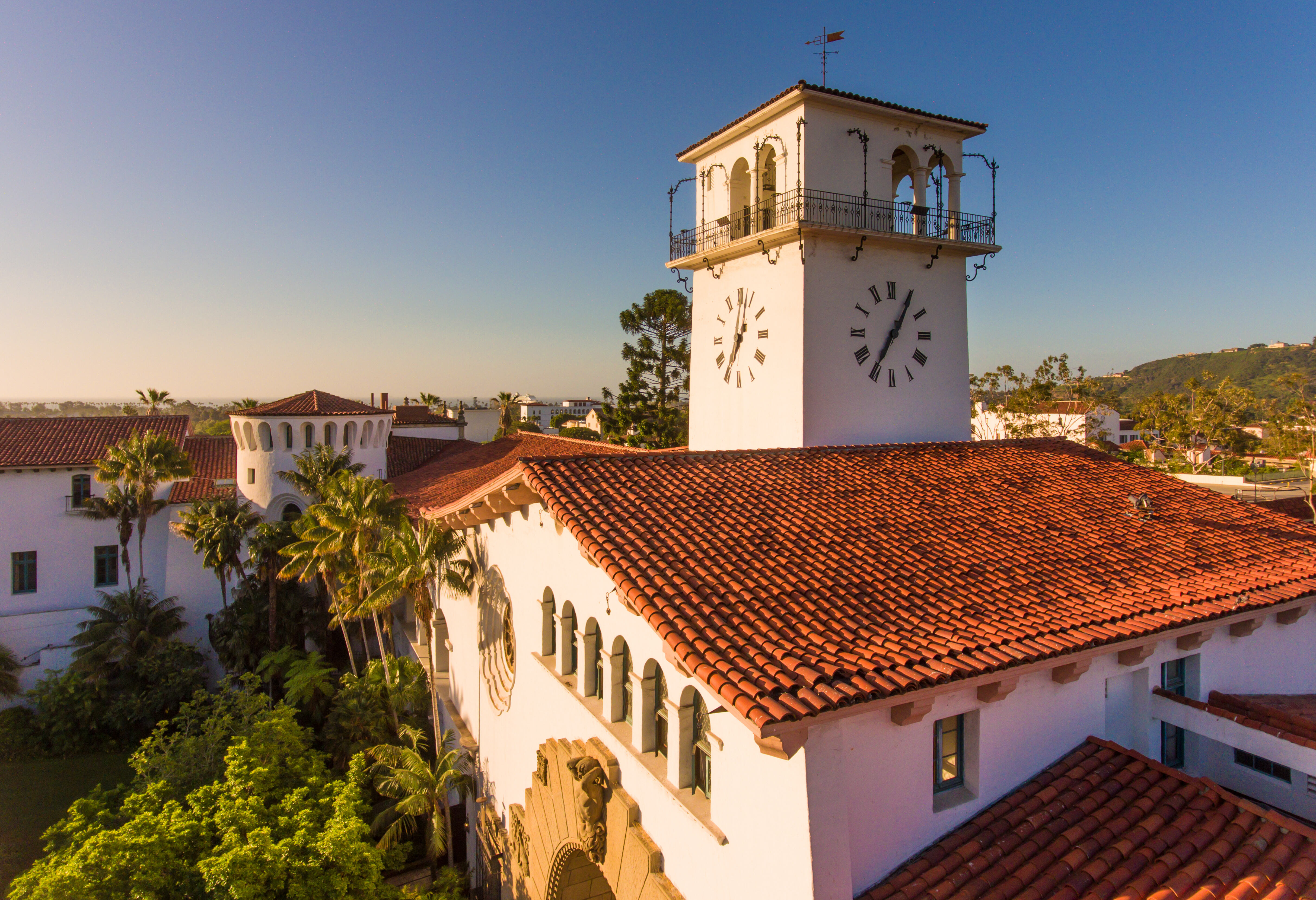 Amerika Santa Barbara Mission Bell Tower