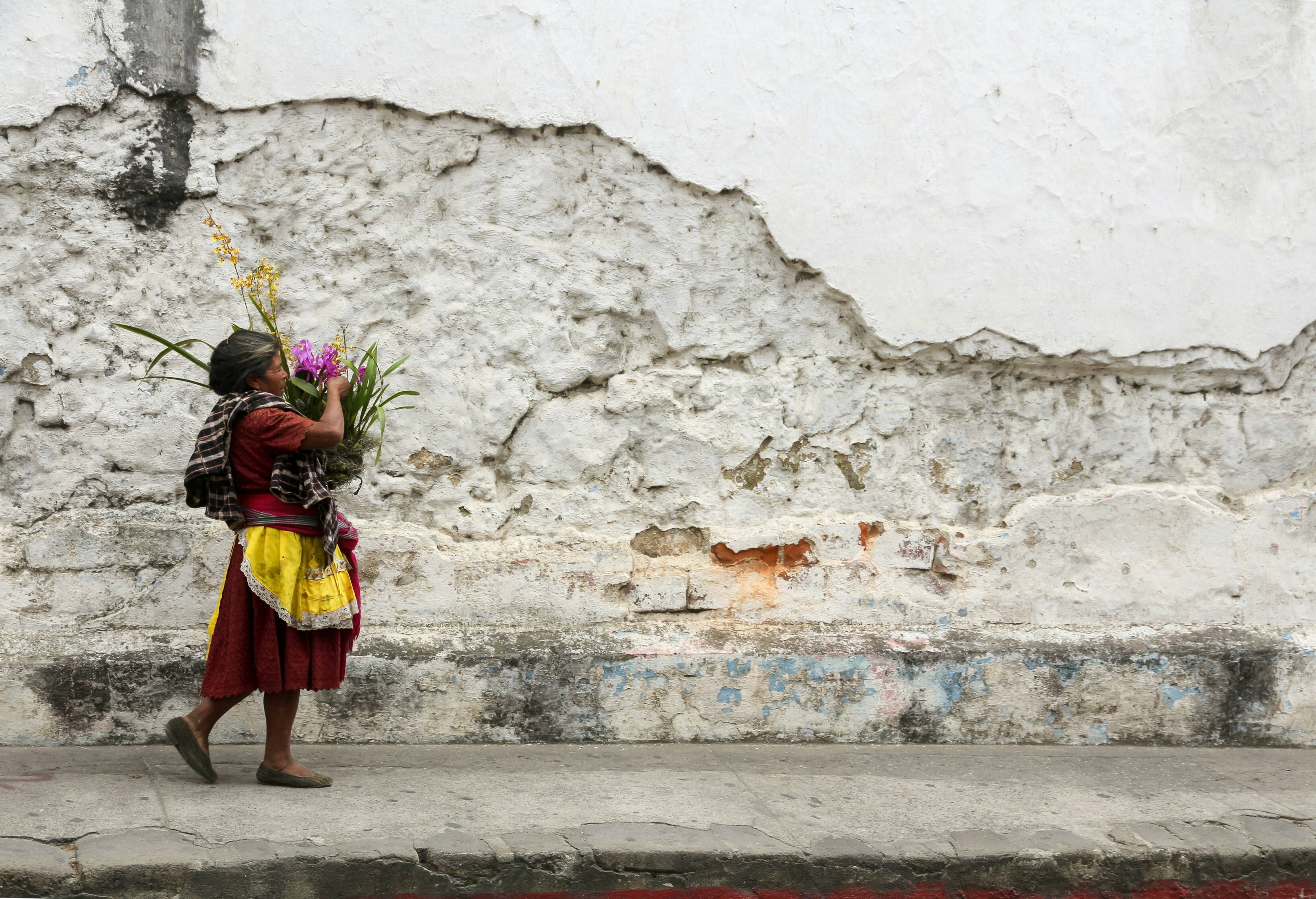 Lokale vrouw in Guatemala