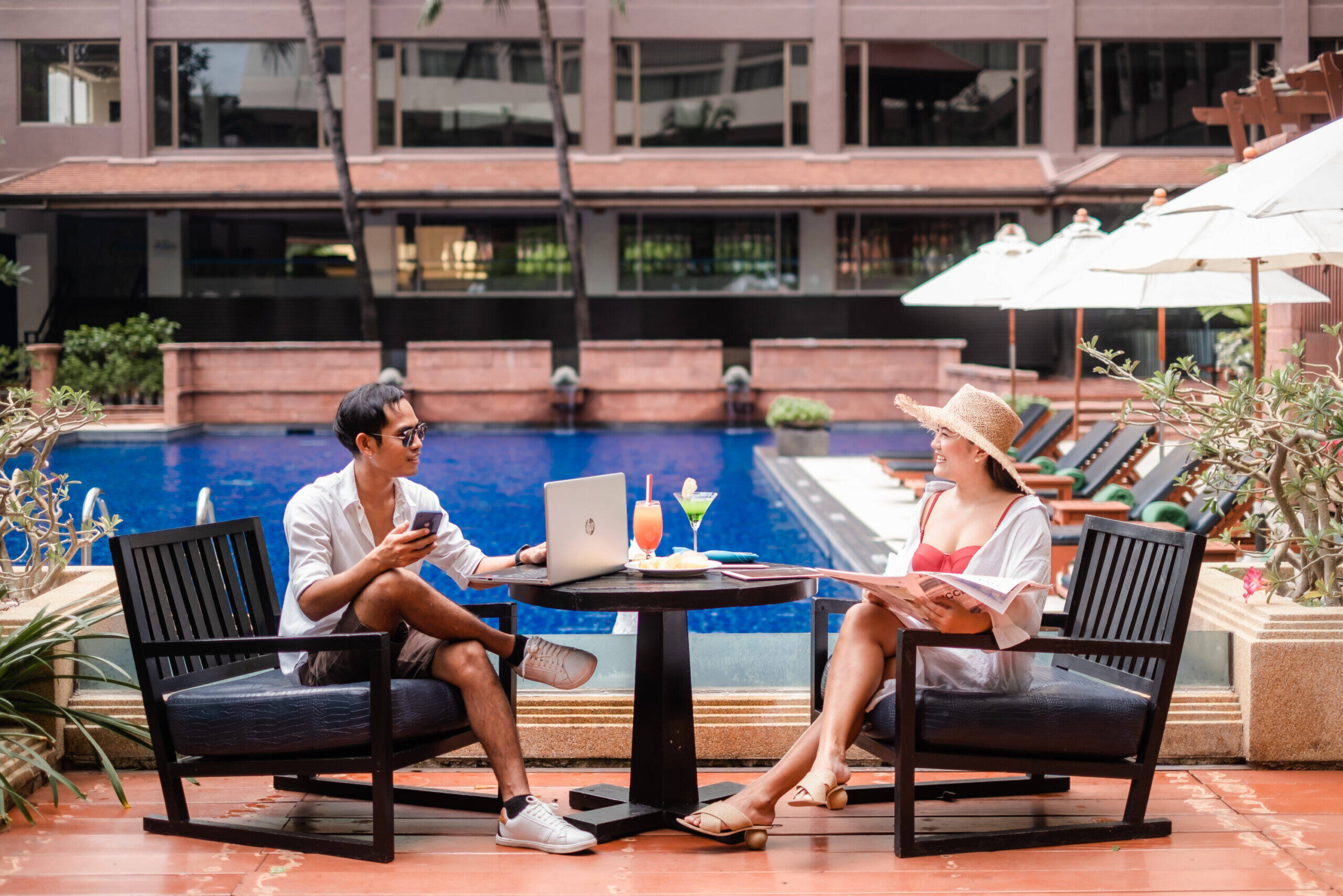 Thailand Bangkok Ramada Plaza Menam Riverside Zwembad