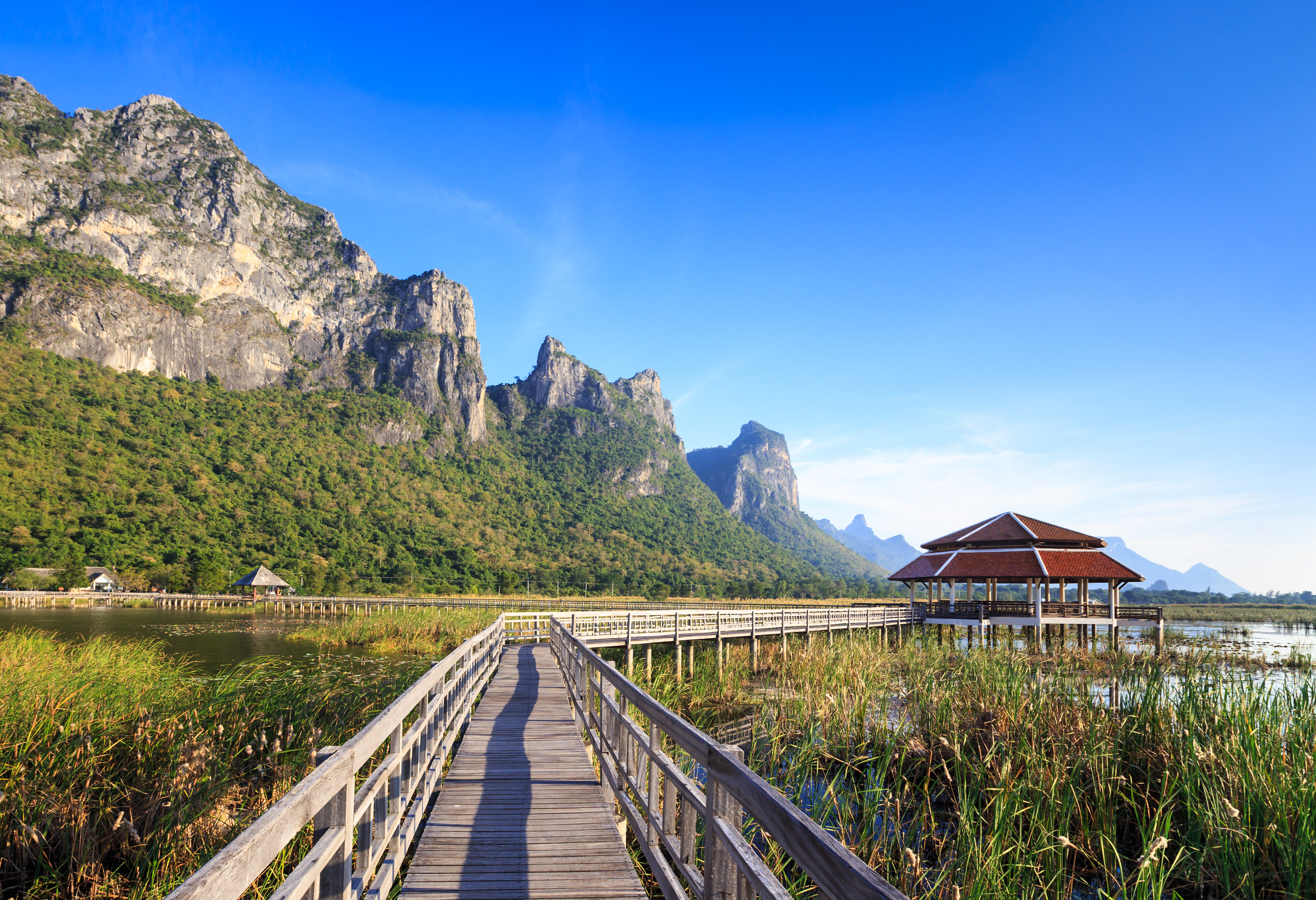Wandelpaden in sam roi yod nationaal park