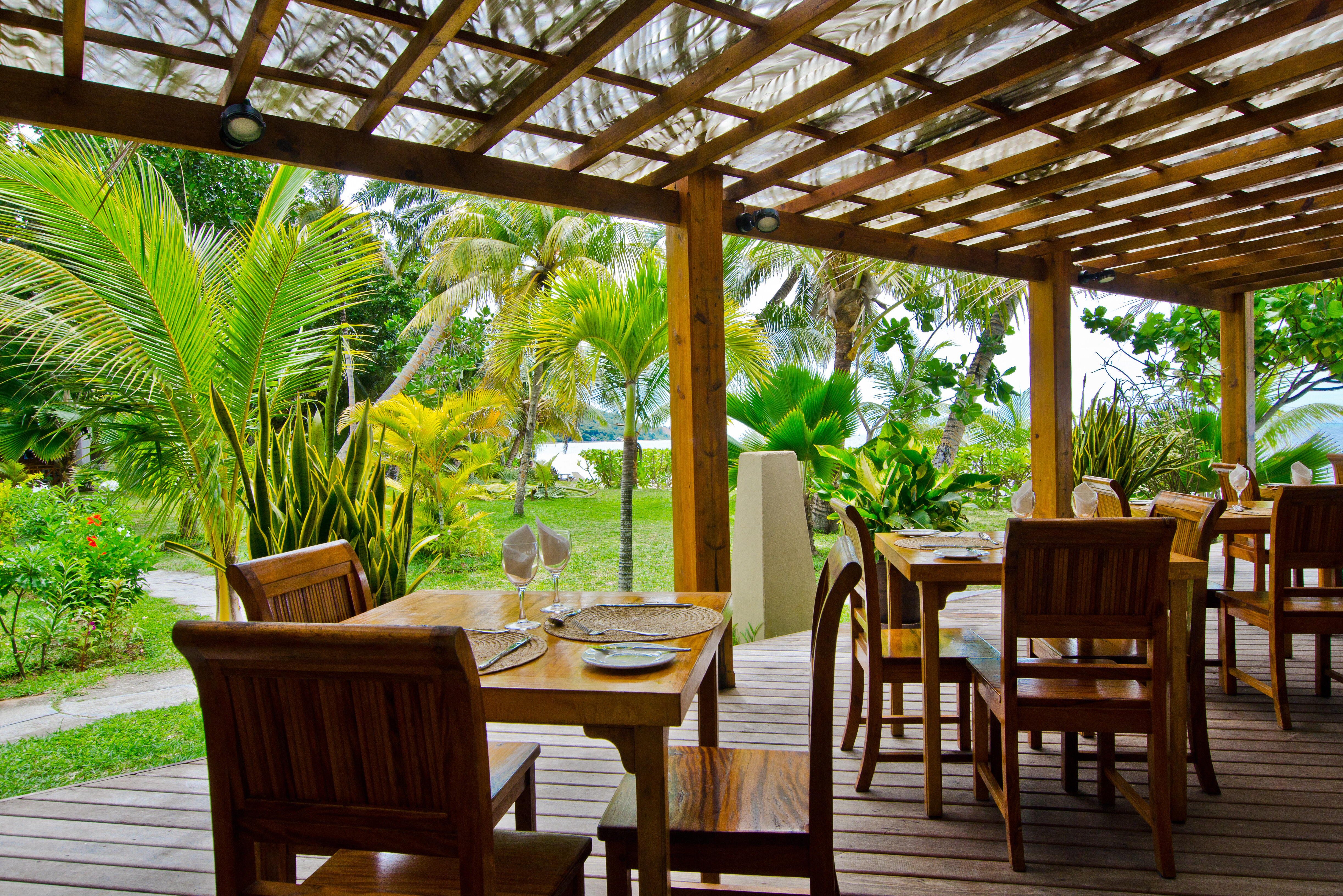 Seychellen Praslin Indian Ocean Lodge Restaurant