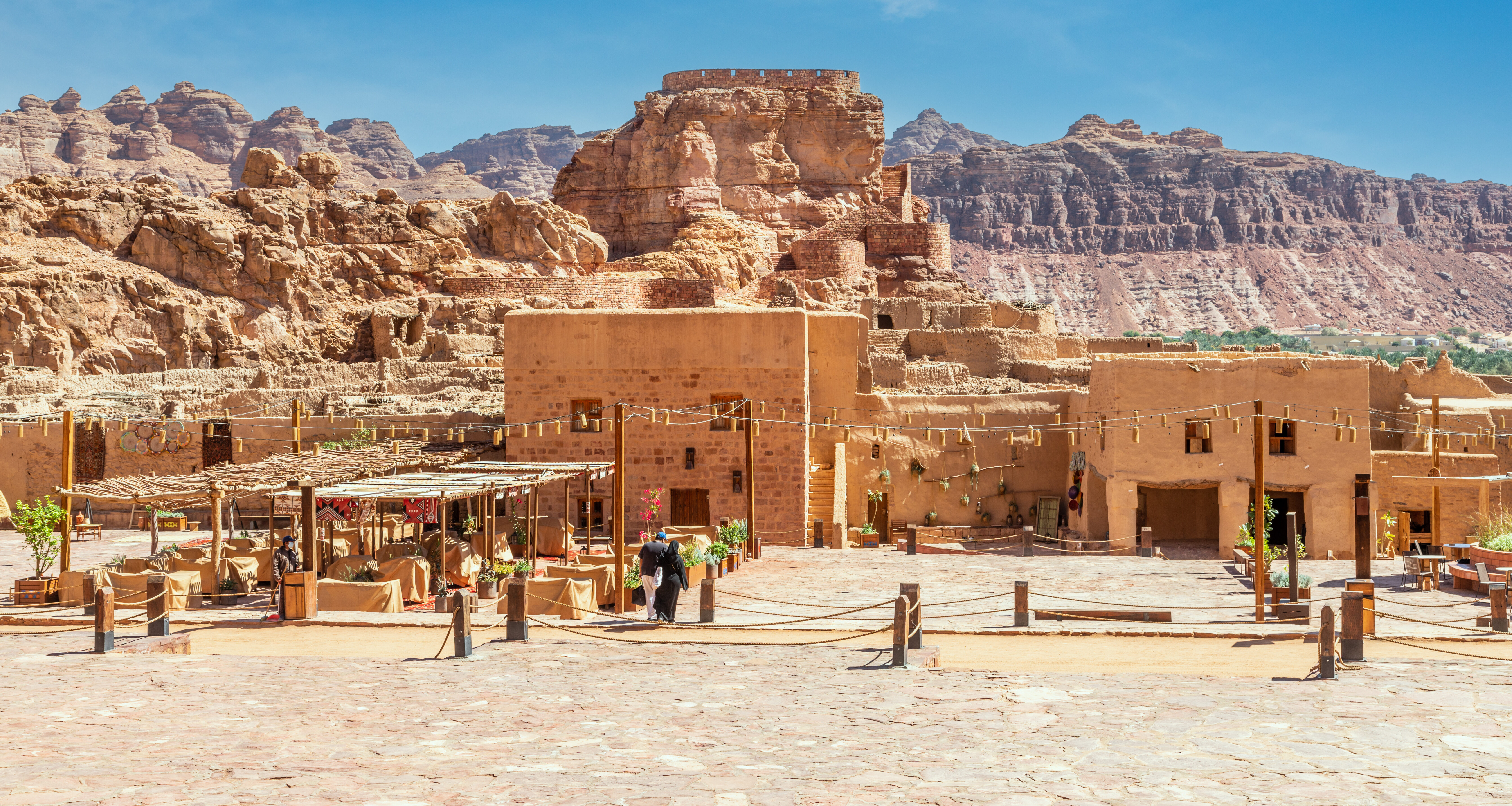 Saoedi-Arabie-Alula-Oude-Stad-Ruine-Stadskasteel-Medina-Provincie