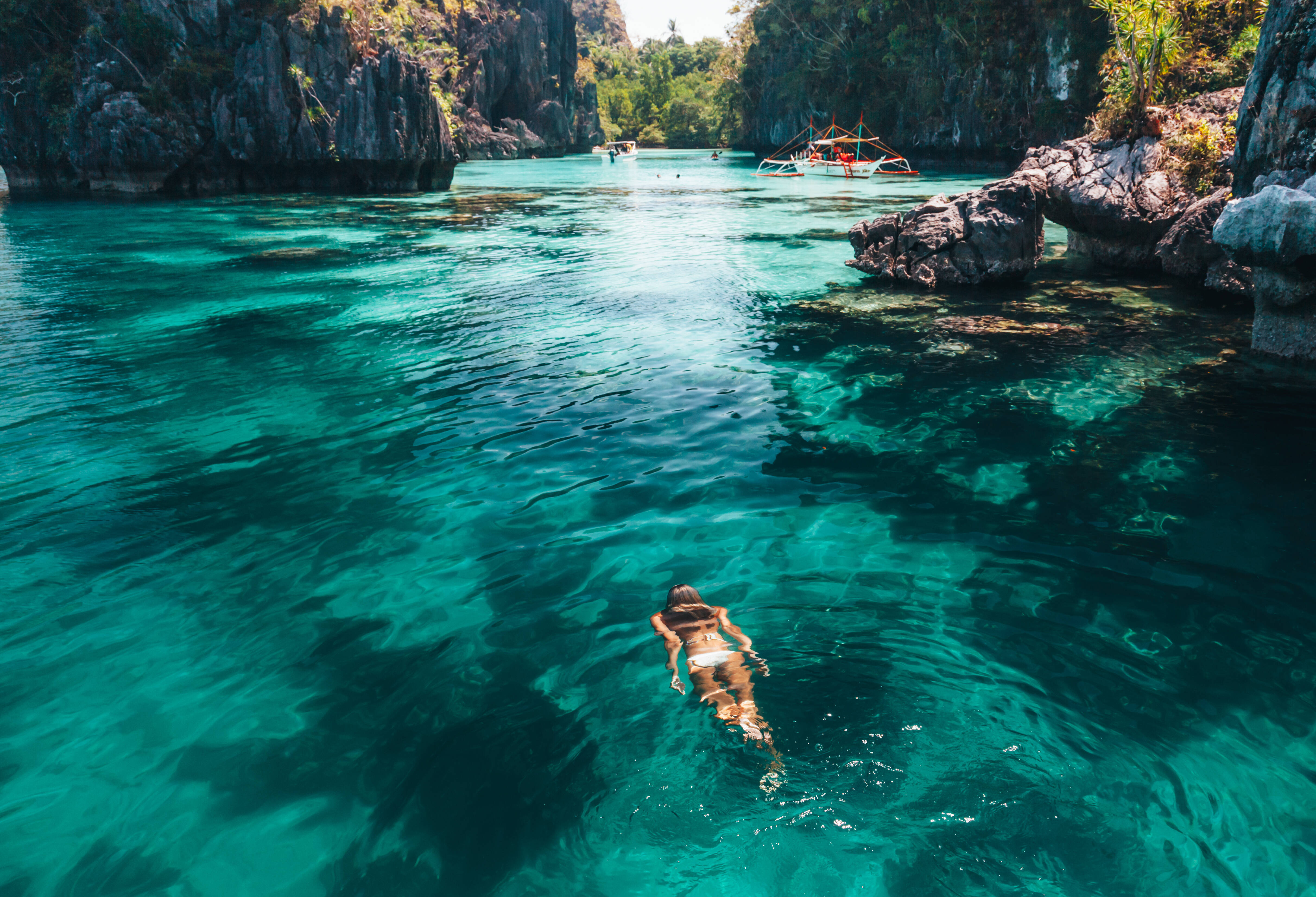 Snorkelen in een lagune bij El Nido