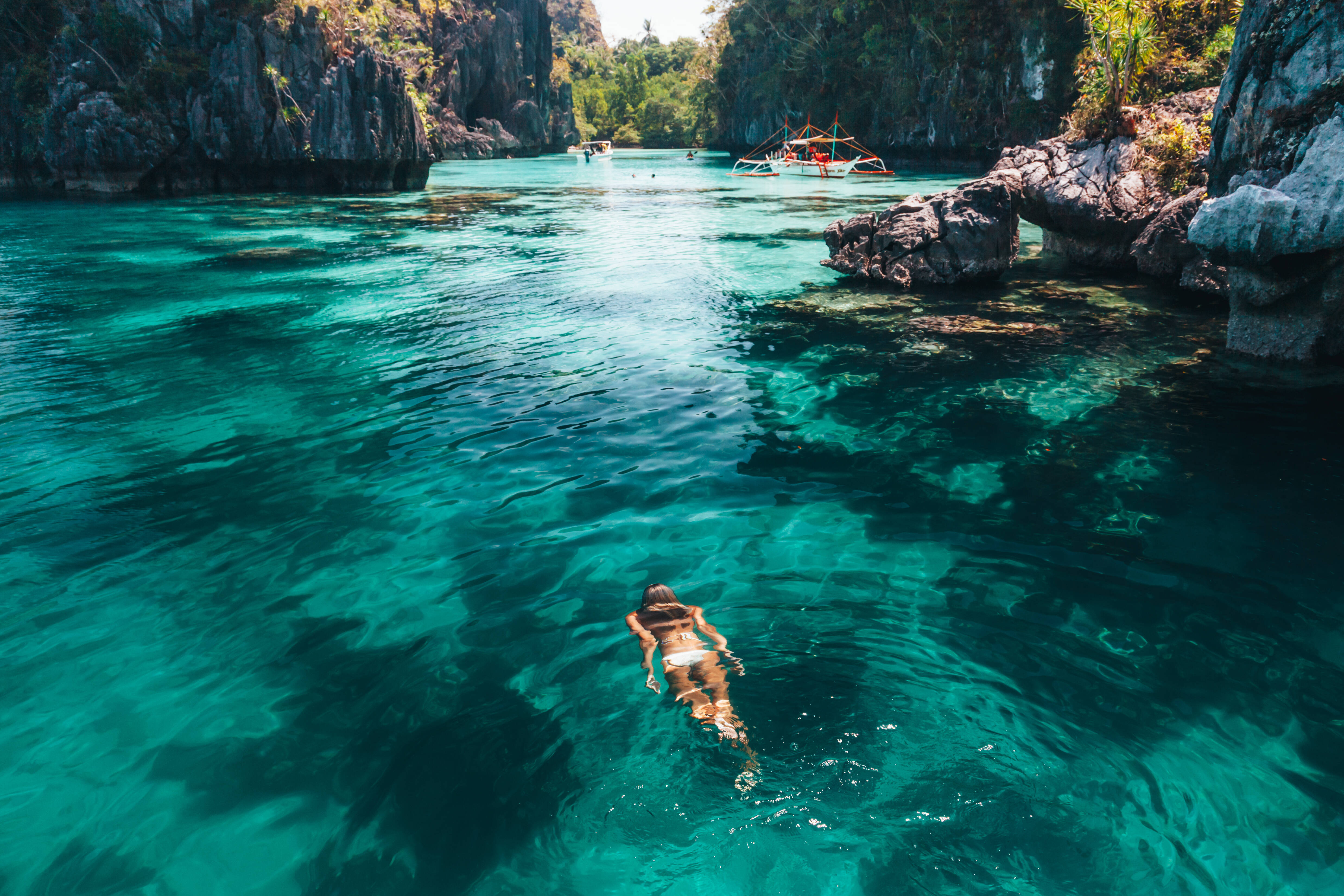 Snorkelen in een lagune bij El Nido