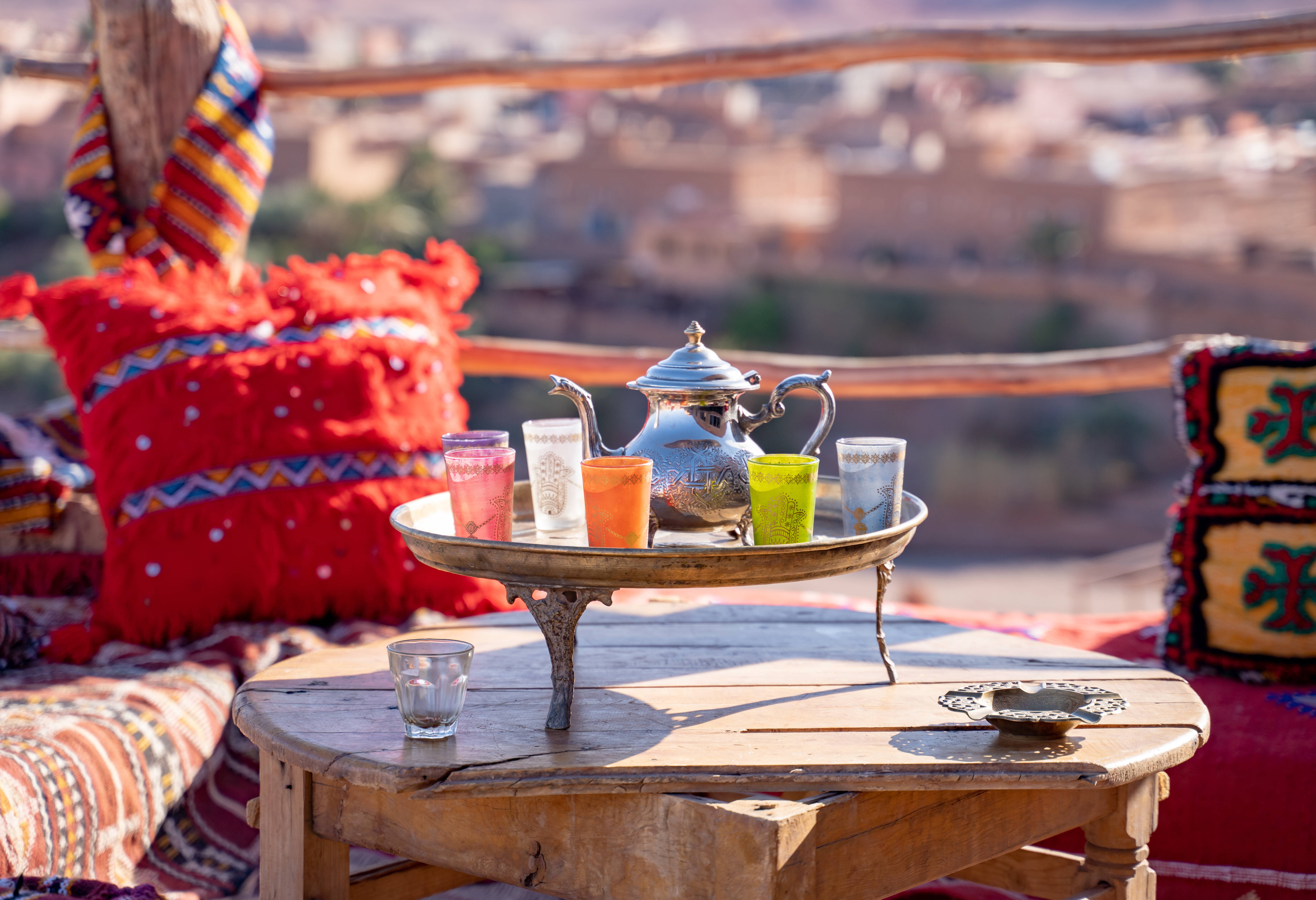 Rooftop in Marrakech, Marokko
