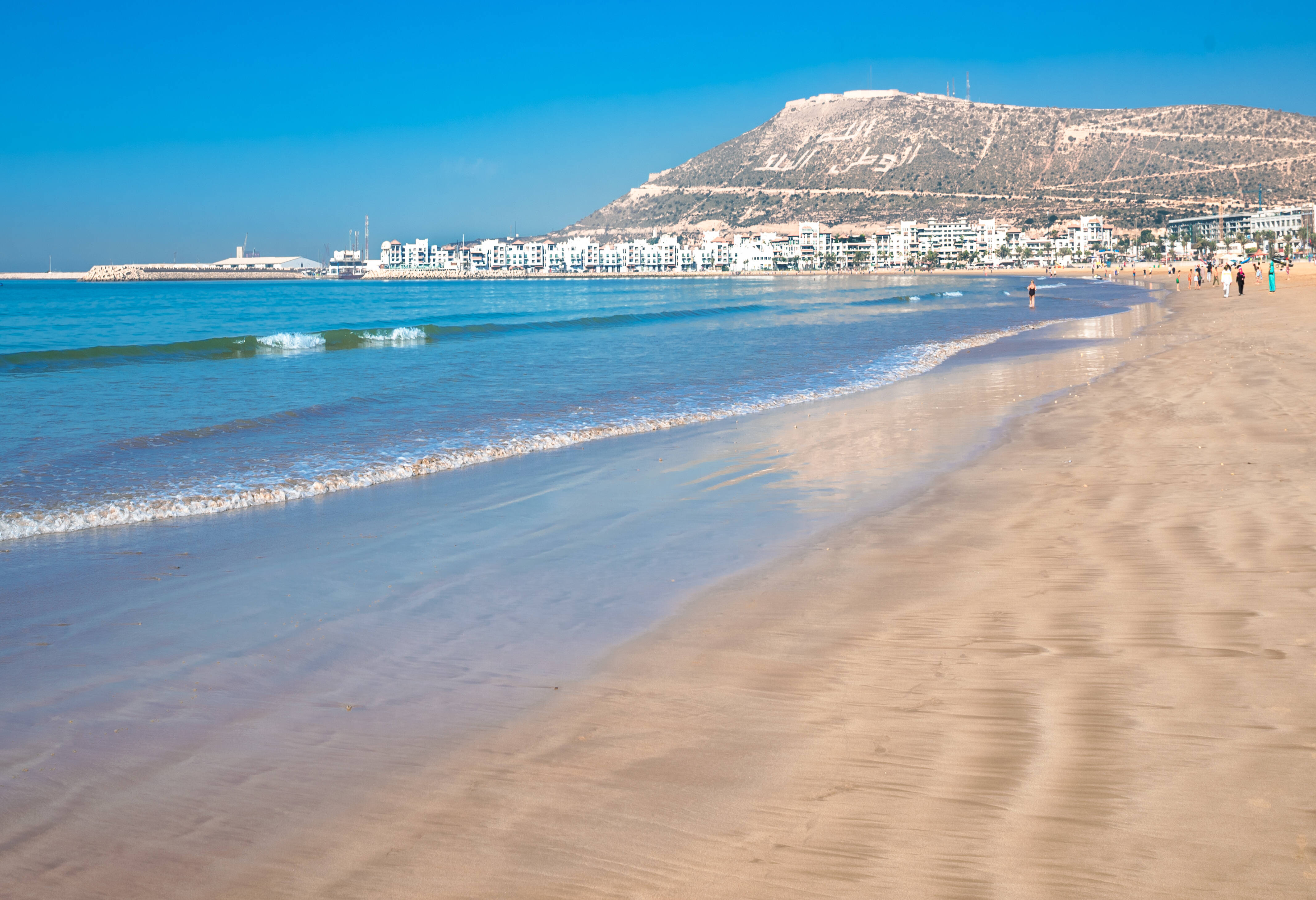 Strand in Agadir, Marokko