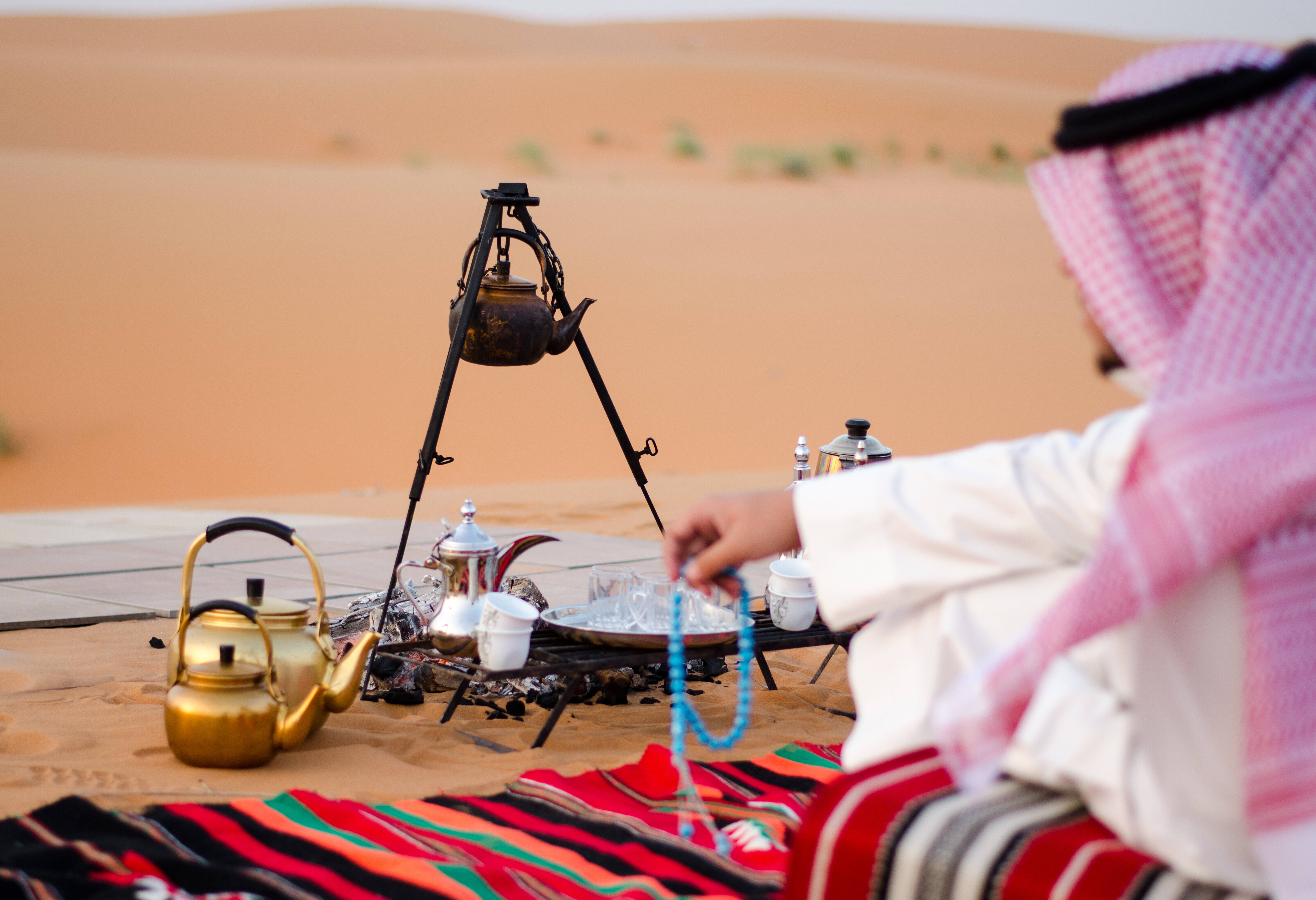 Saoedi Arabie Woestijn Koffie