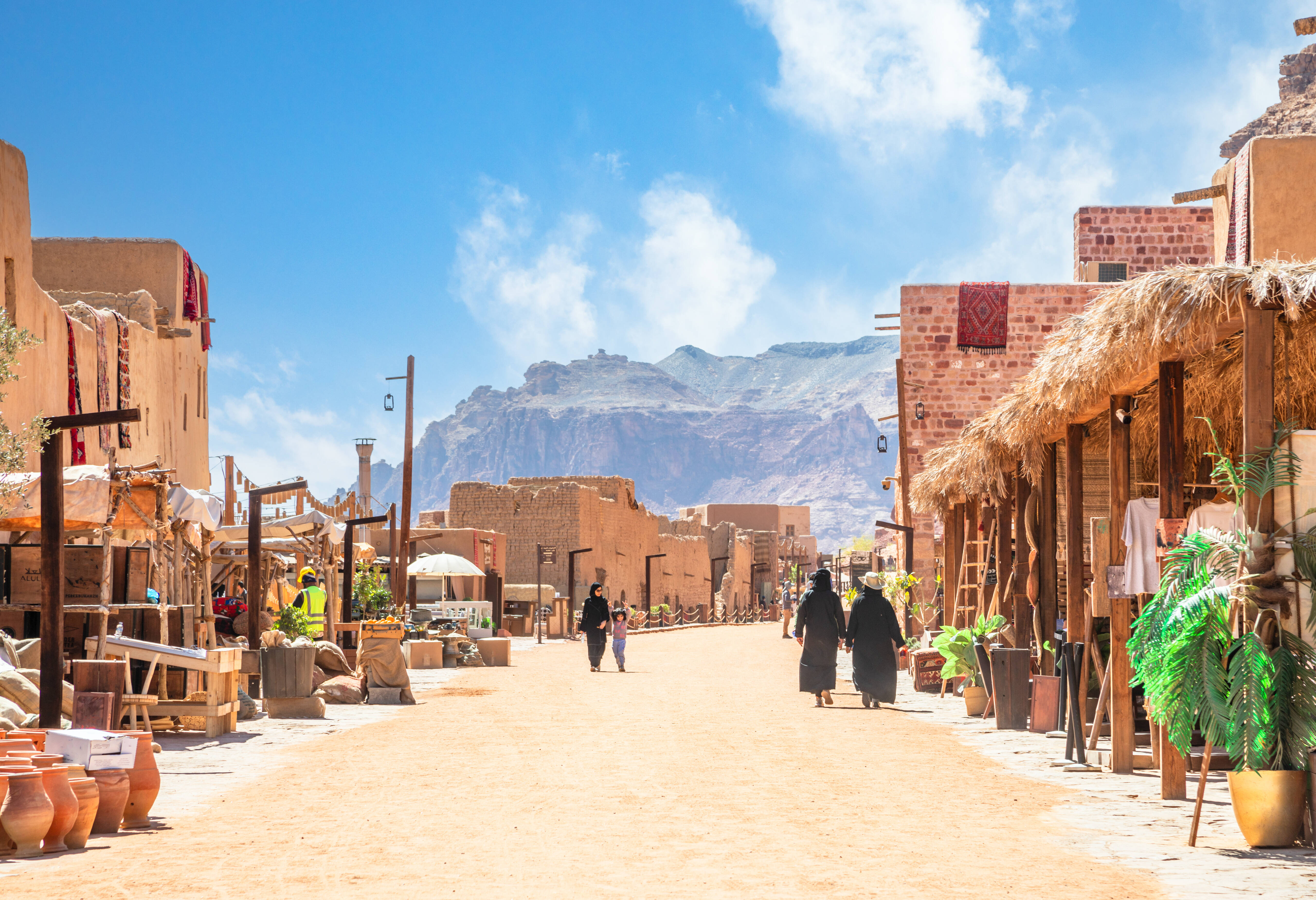 Saoedi Arabie Alula Oude Stad Souk