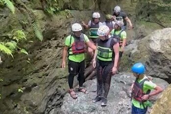 Kawasan watervallen op Cebu