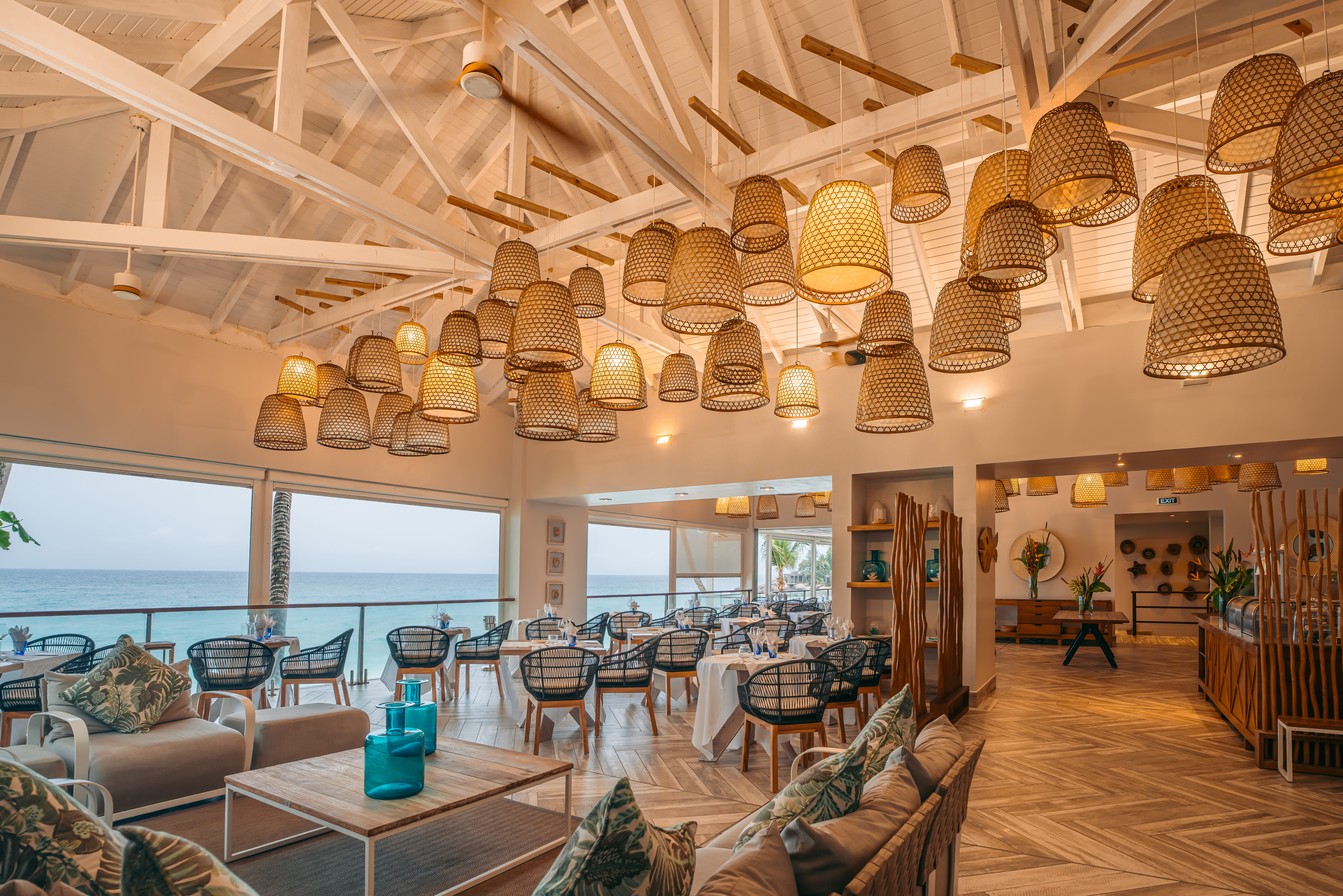 Seychellen Mahe CaranaBeach Hotel  Restaurant