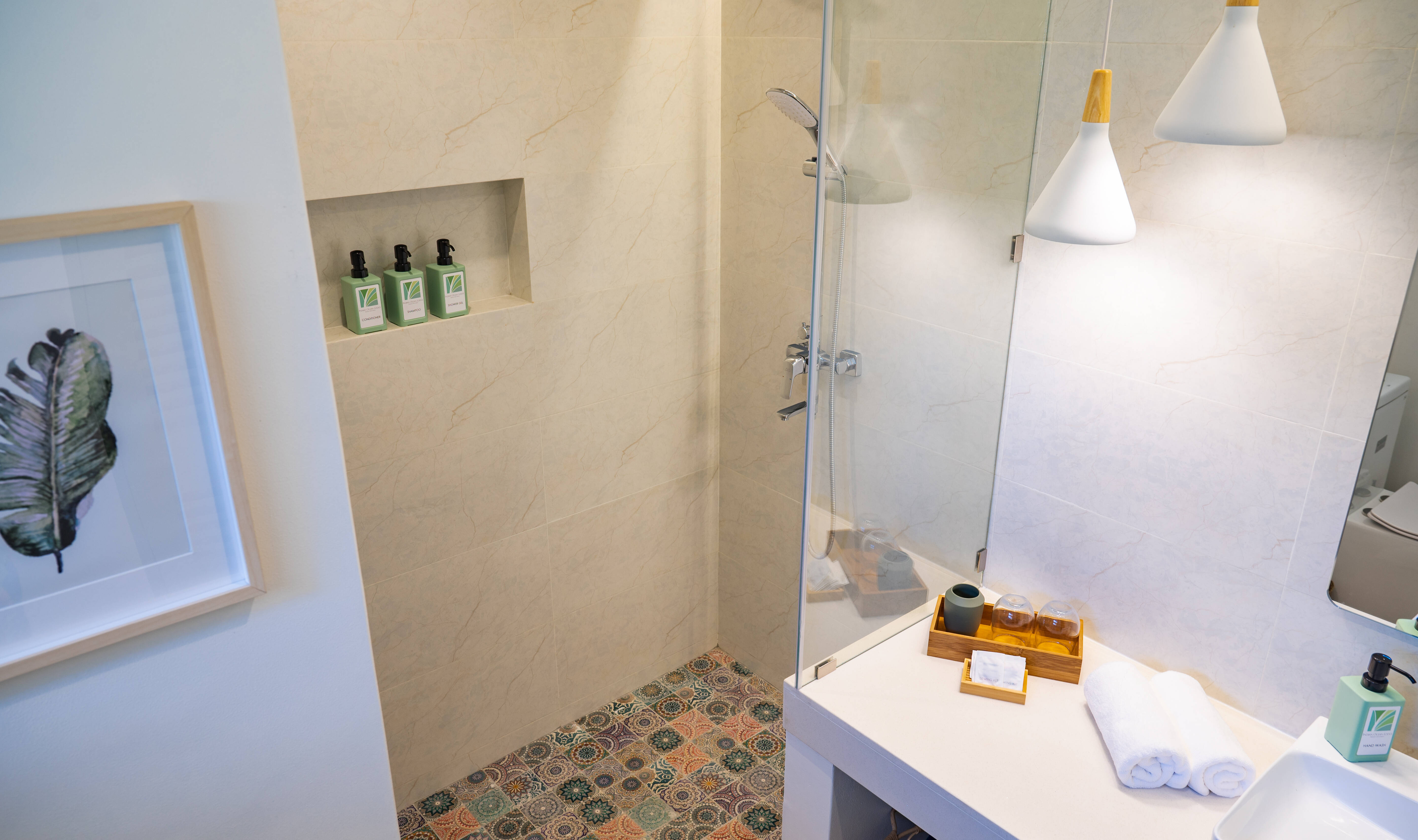 Seychellesn Praslin Indian Ocean Lodge Badkamer