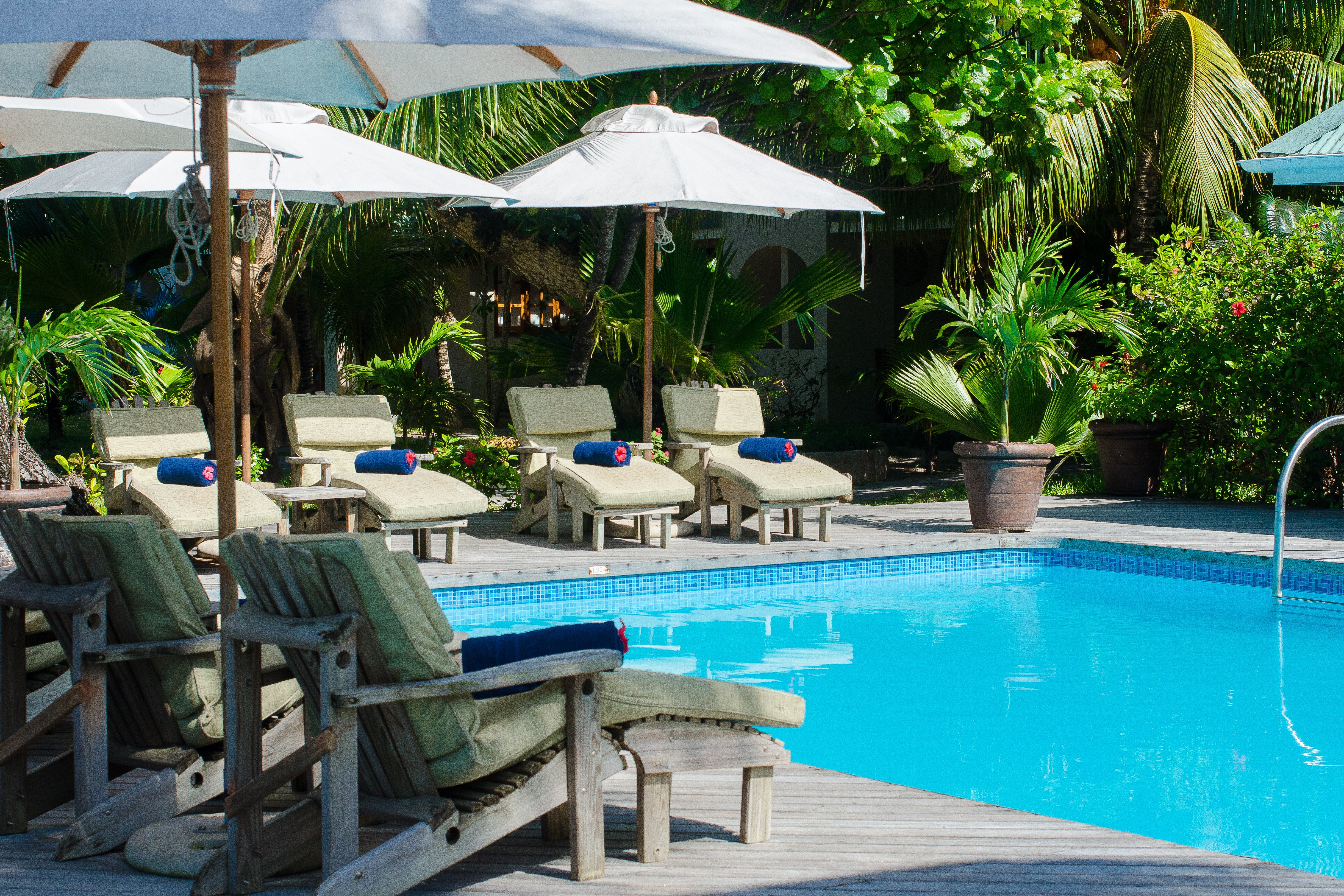 Seychelles Praslin Indian Ocean Lodge Zwembad