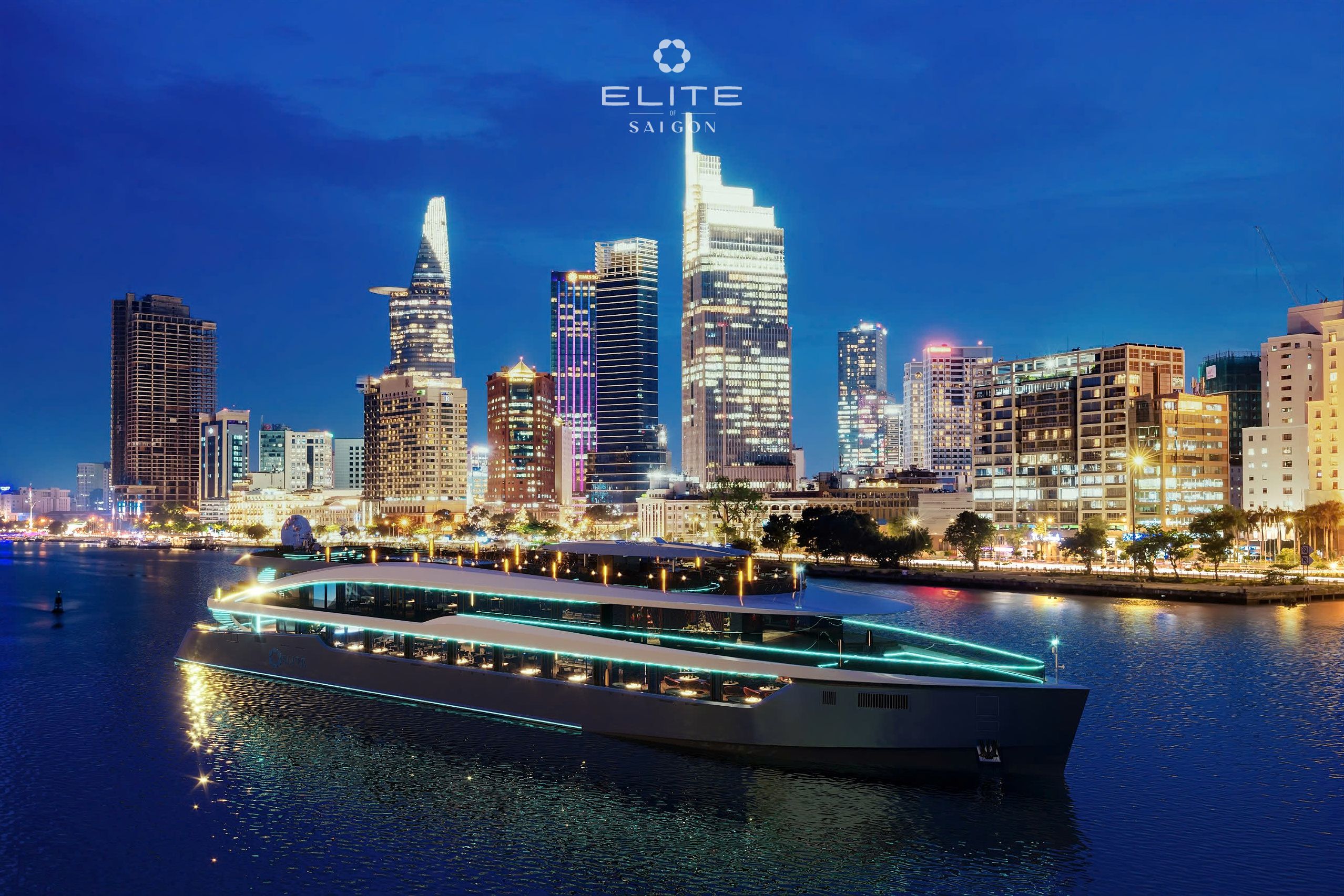 Luxe dinercruise op de Elite of Saigon in Ho Chi Minh Stad in Vietnam