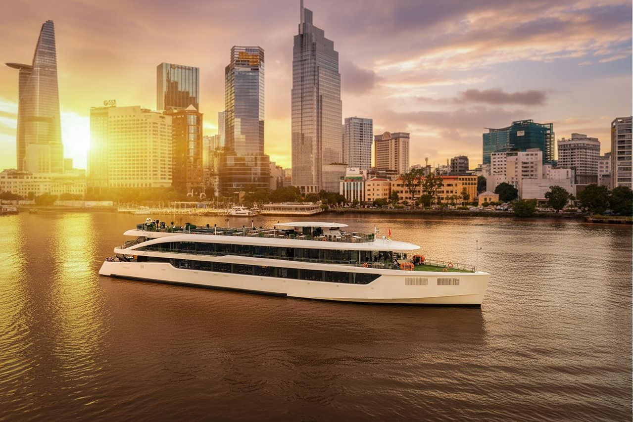 Luxe dinercruise op de Elite of Saigon in Ho Chi Minh Stad in Vietnam