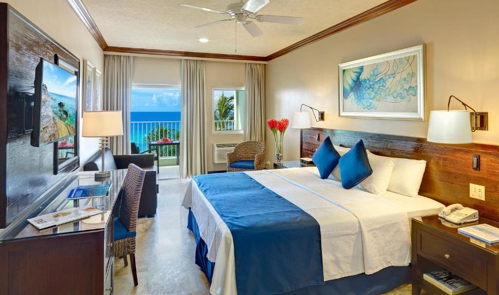 Barbados Zuidkust Christ Church Coconut Court Beach Hotel Deluxe Ocean Front Kamer