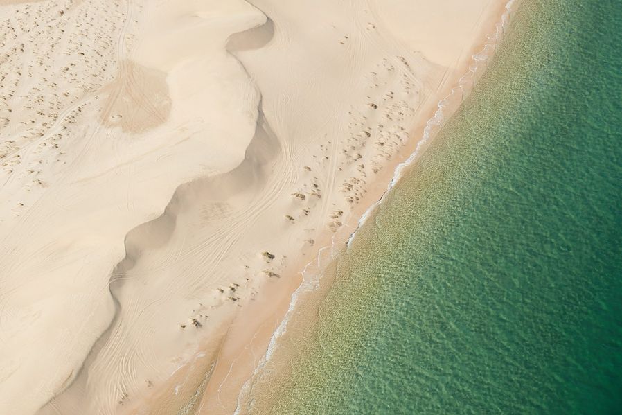 Qatar Woestijn Khor Al Adaid Inland Sea