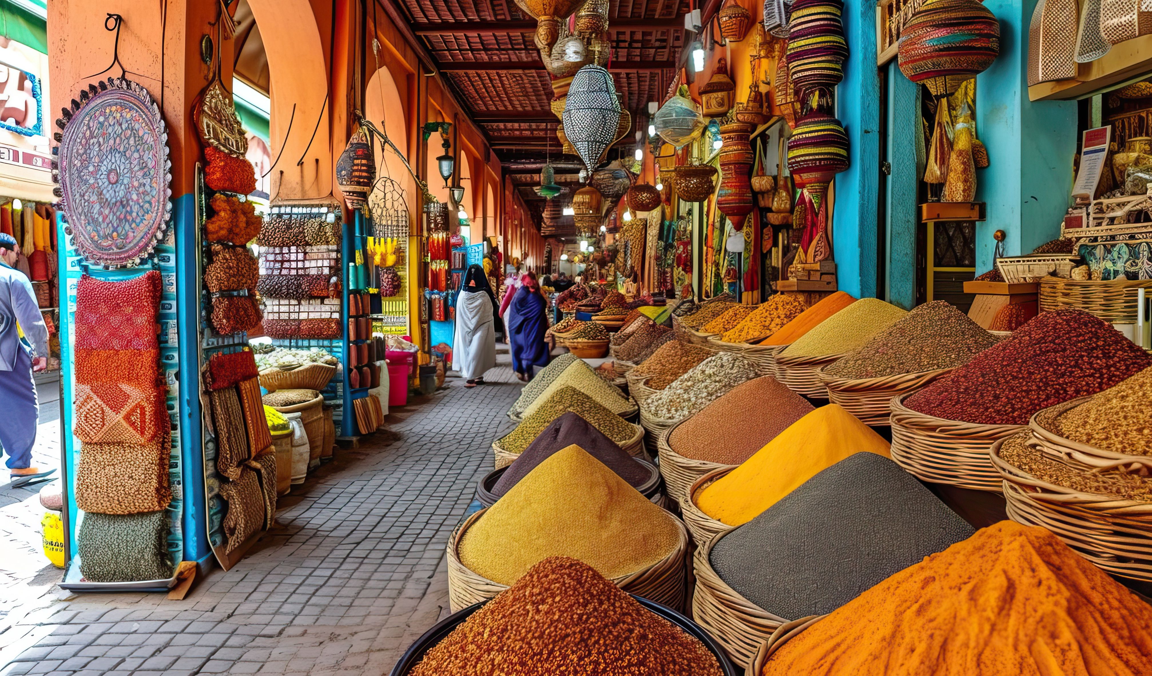 Marokko-Marrakesh-souk-kruiden