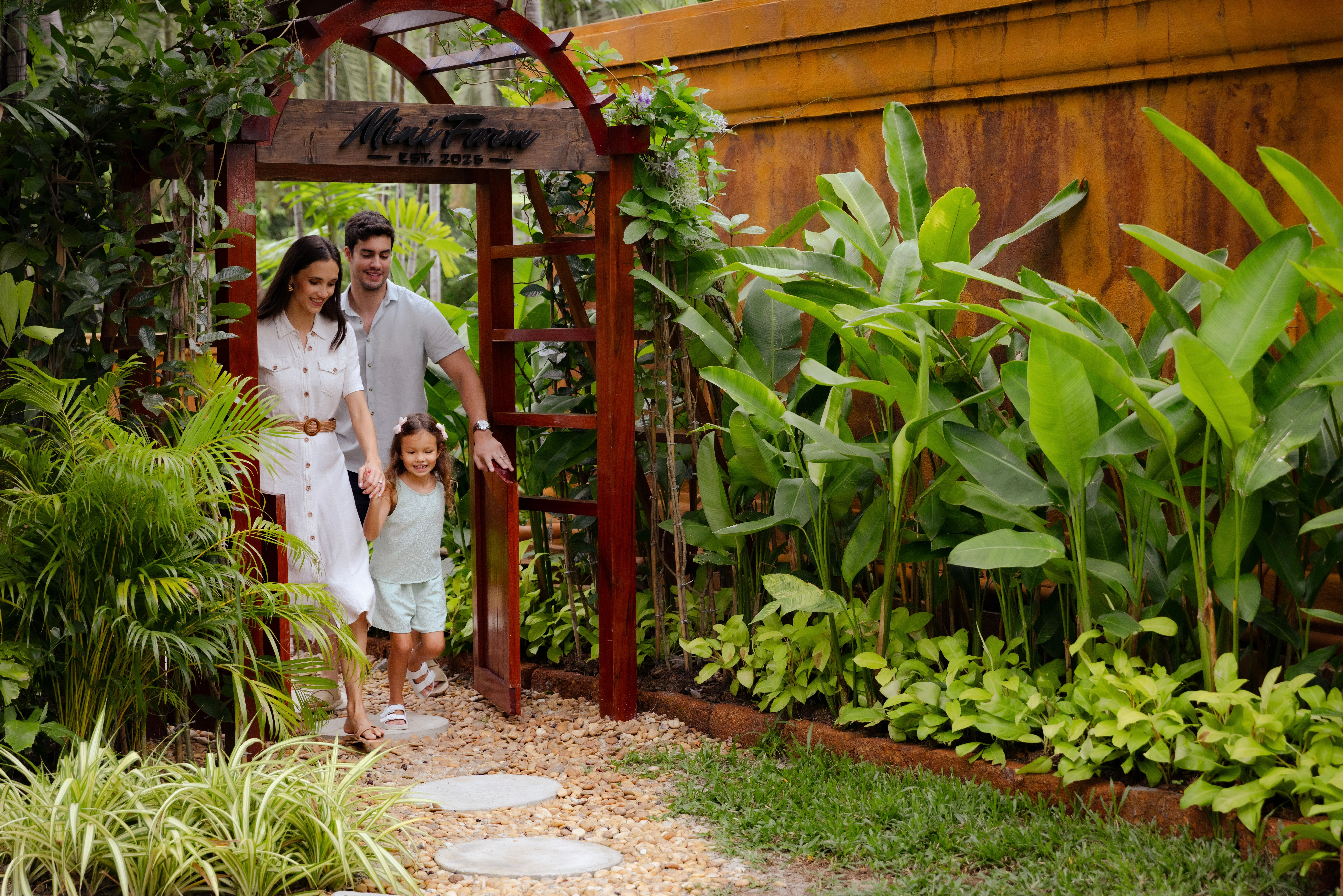 Mini Farm in het Anantara Resort & Spa