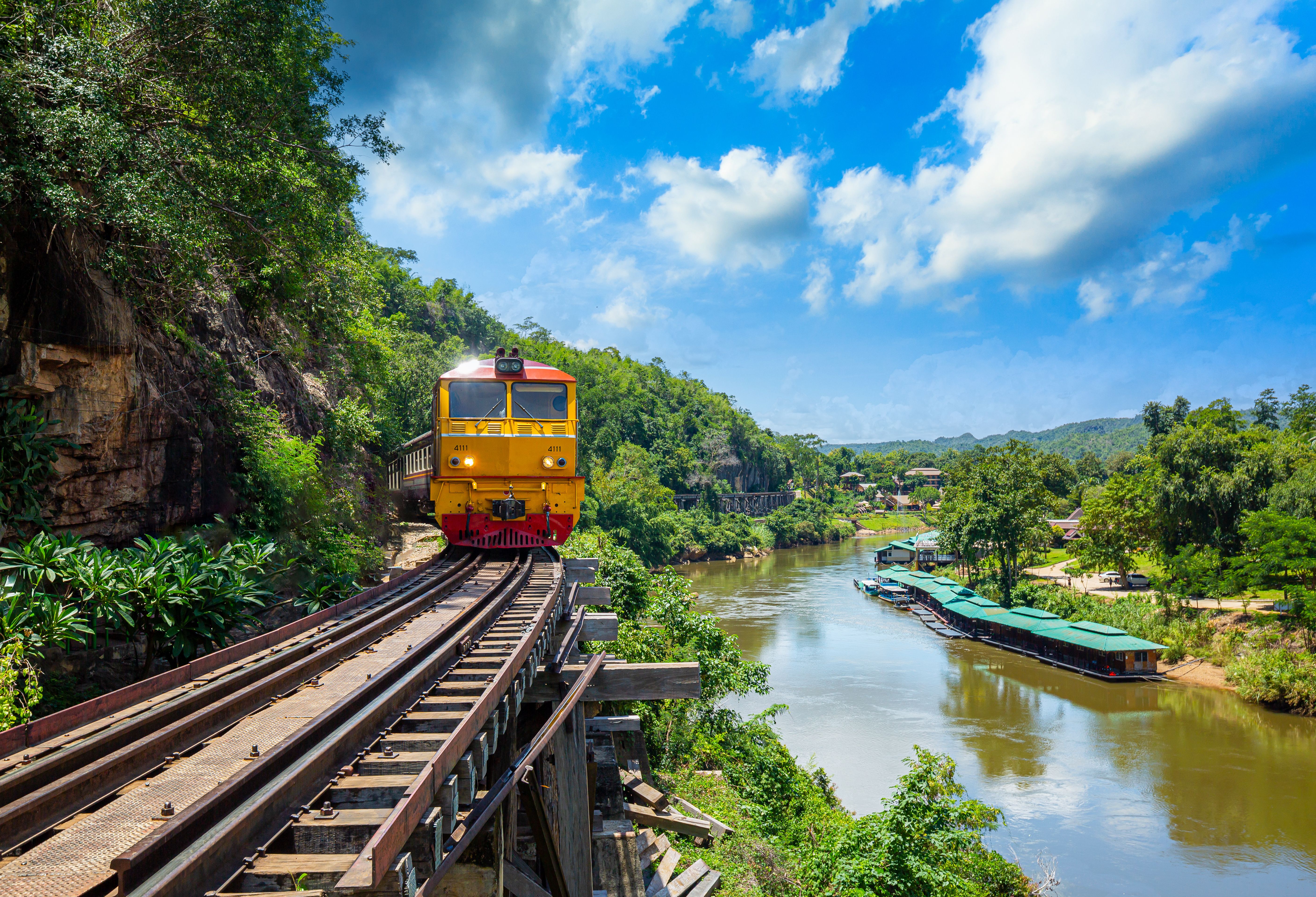 River Kwai en Dodenspoorlijn Thailand