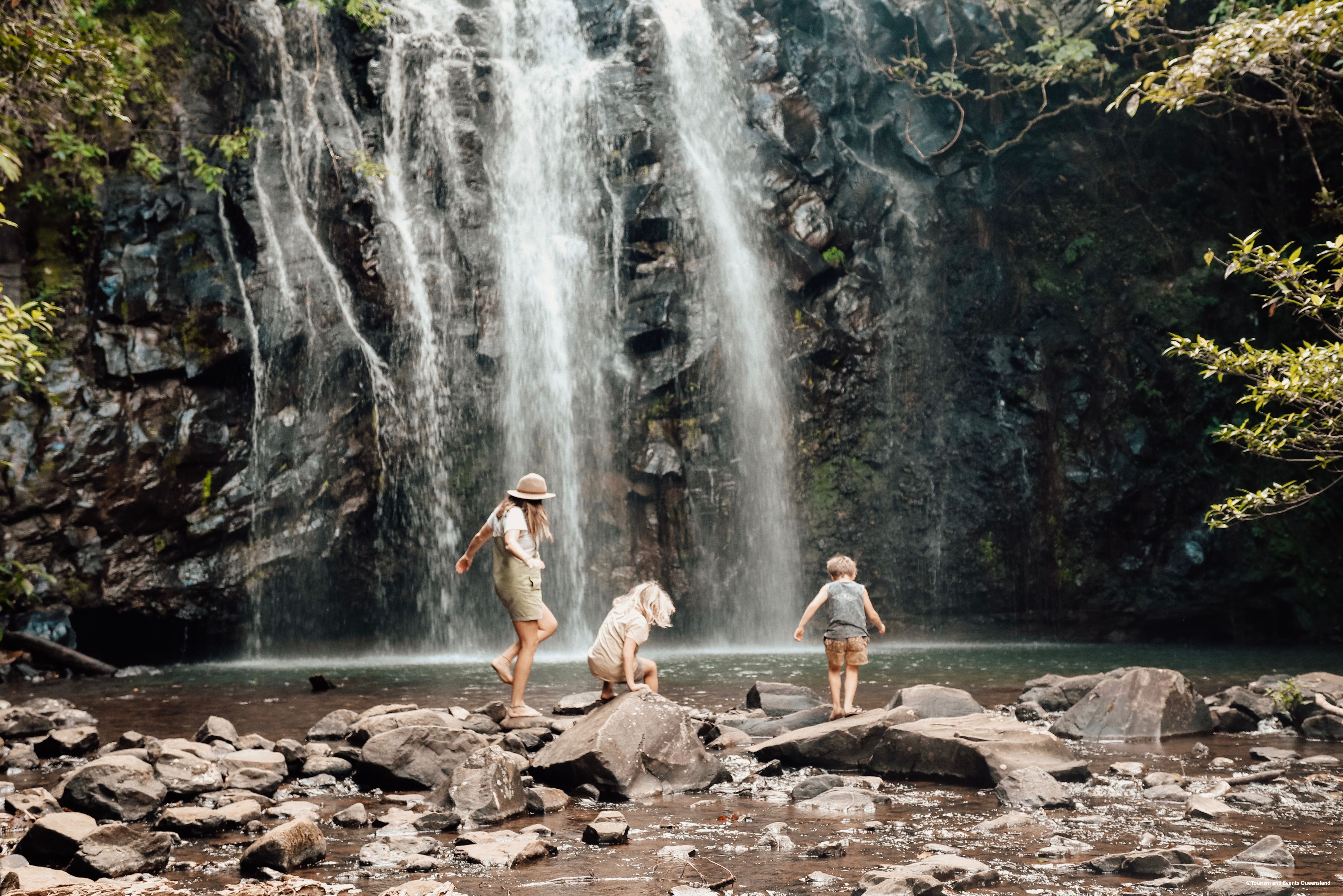 Ellinjaa Falls in de Atherton Tablelands in Australie
