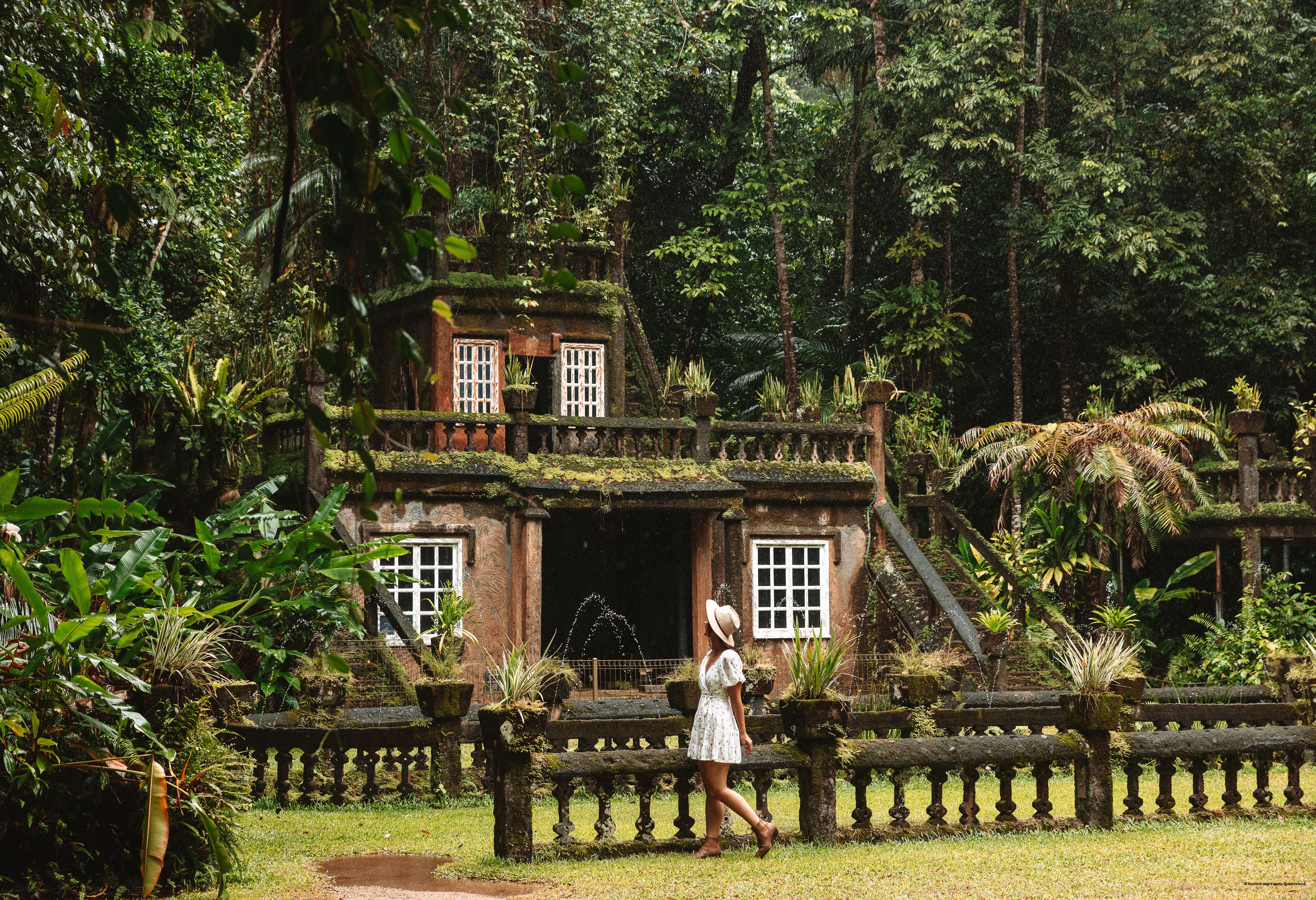 Paronella Park bij Mena Creek in Australie