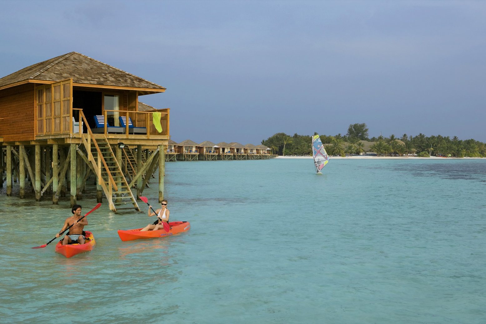 Watersport bij Vilamendhoo Resort op de Malediven