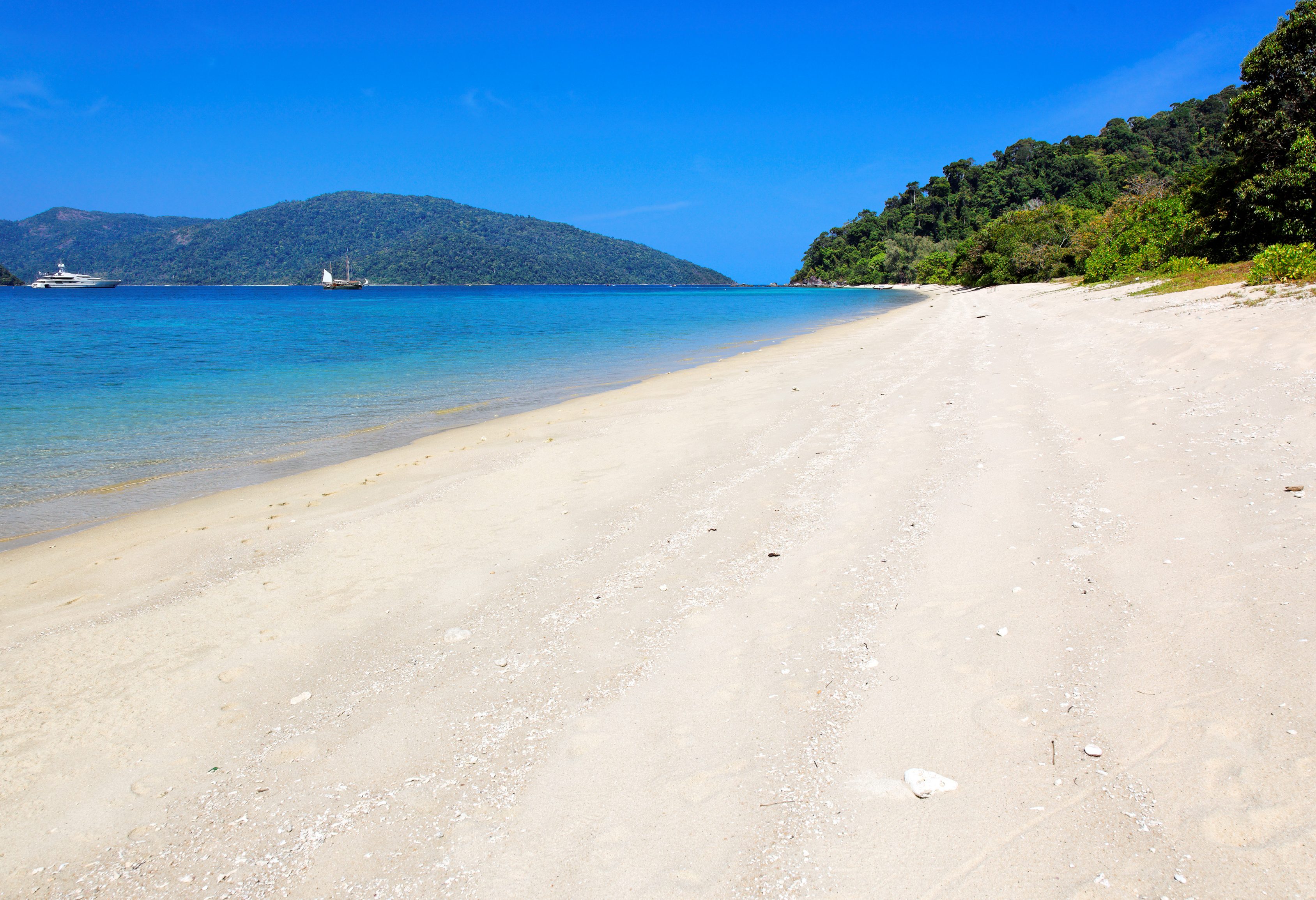 Strand op Koh Lanta in Thailand