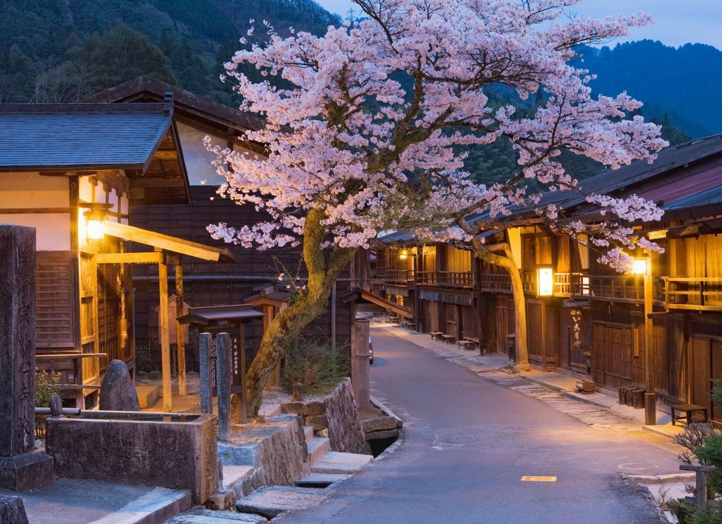 Tsumago in de Kiso Vallei