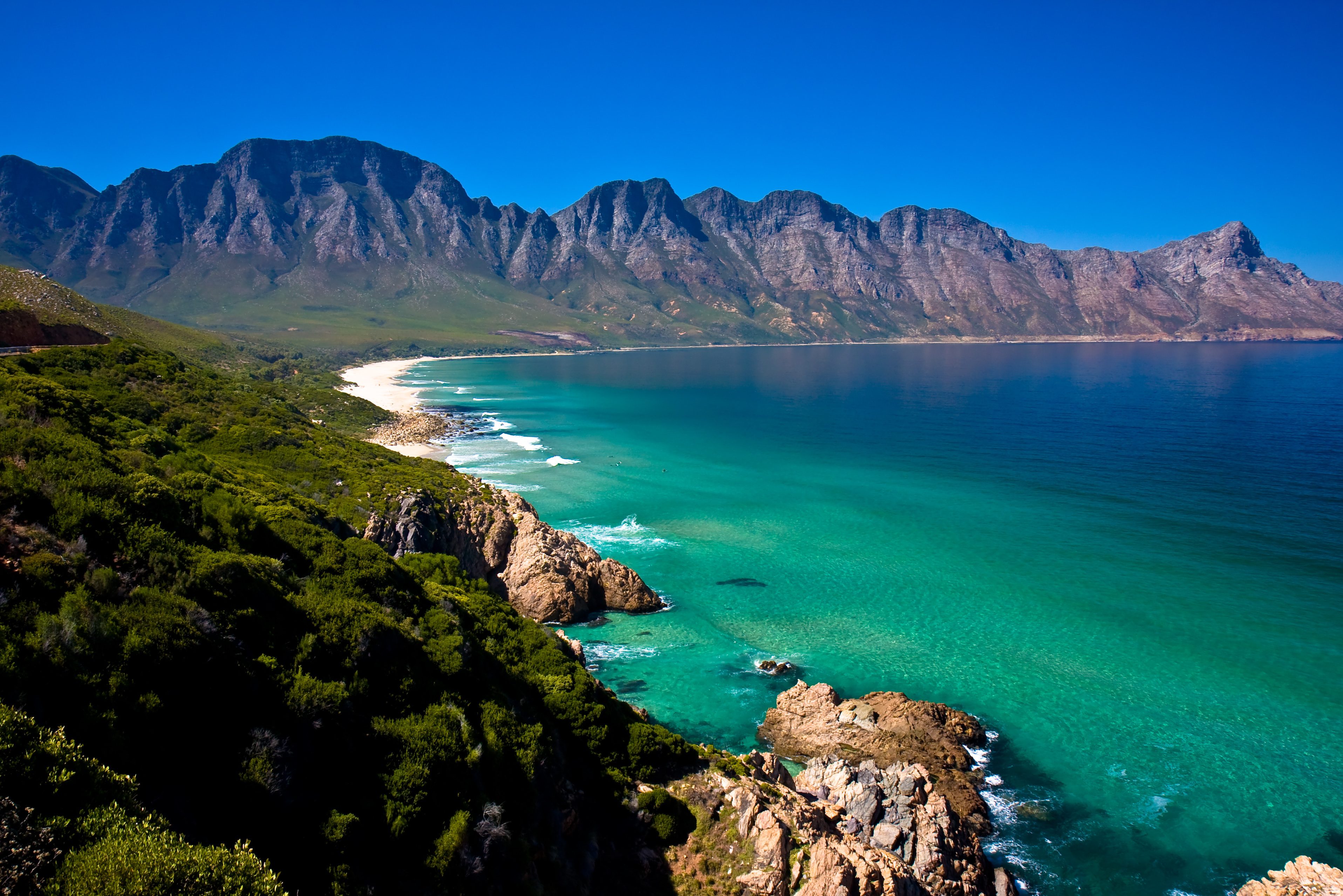 Gordon Bay in Kaapstad, Zuid-Afrika