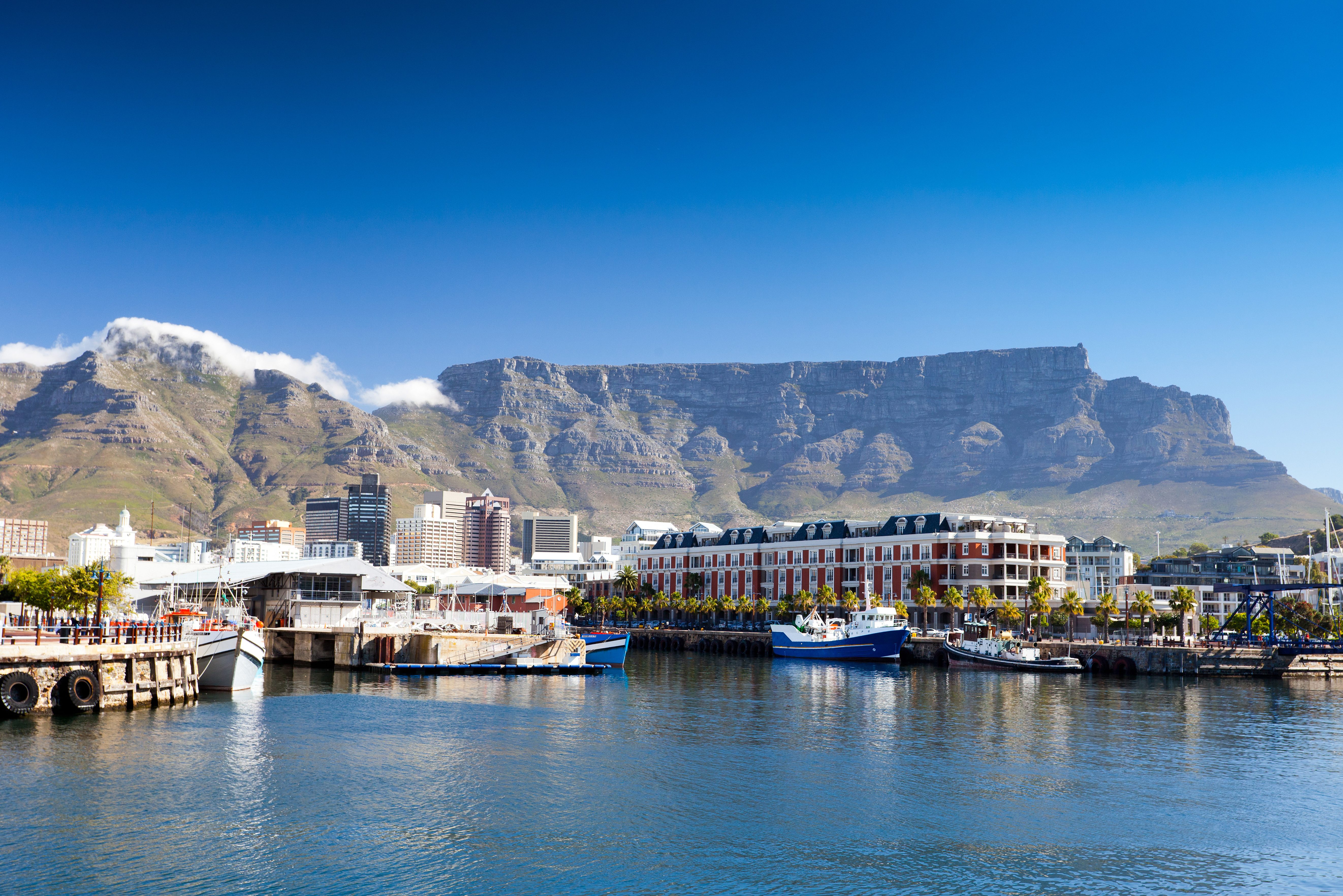 Waterfront in Kaapstad, Zuid-Afrika