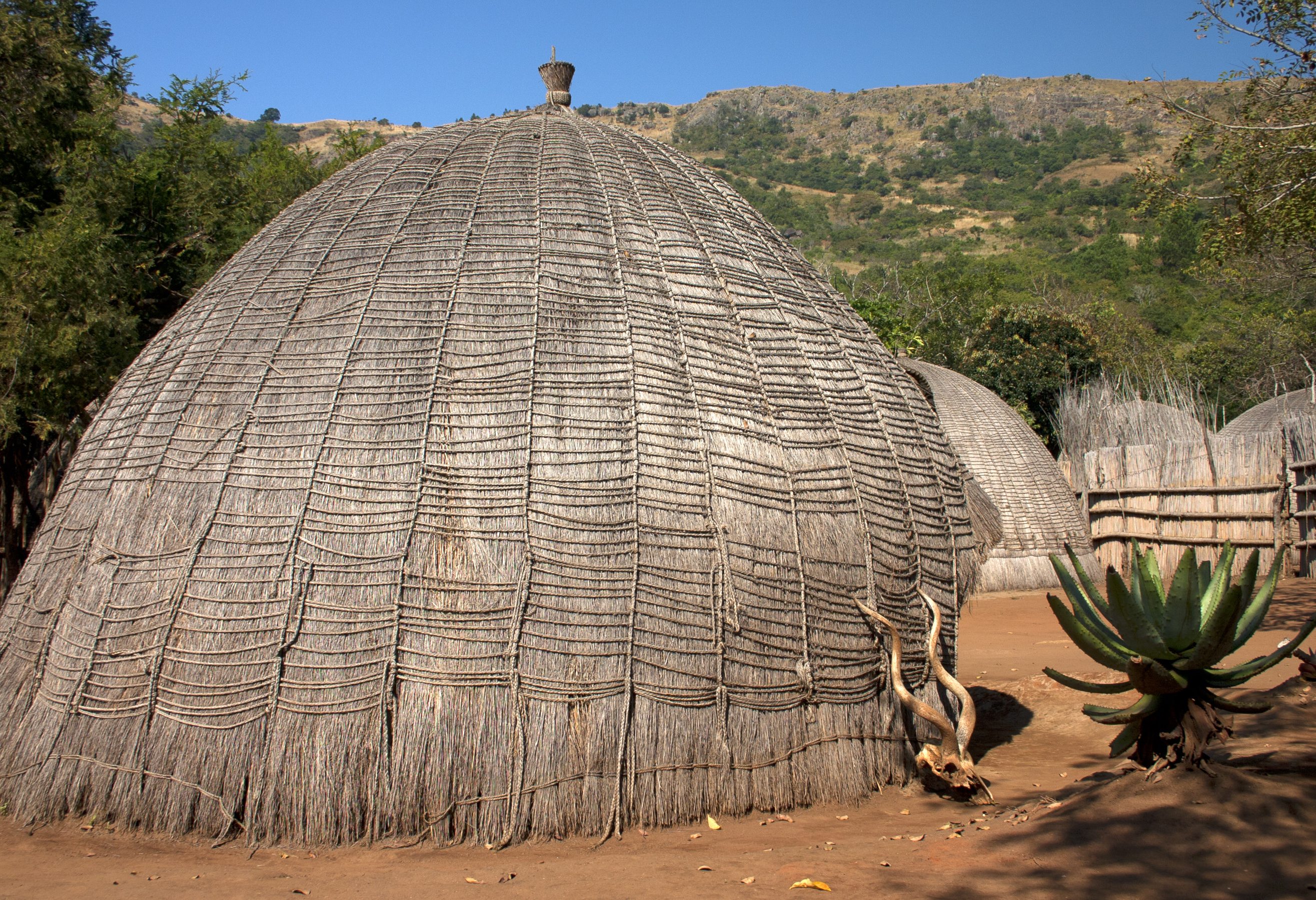 Bijenkorf huisjes in Swaziland