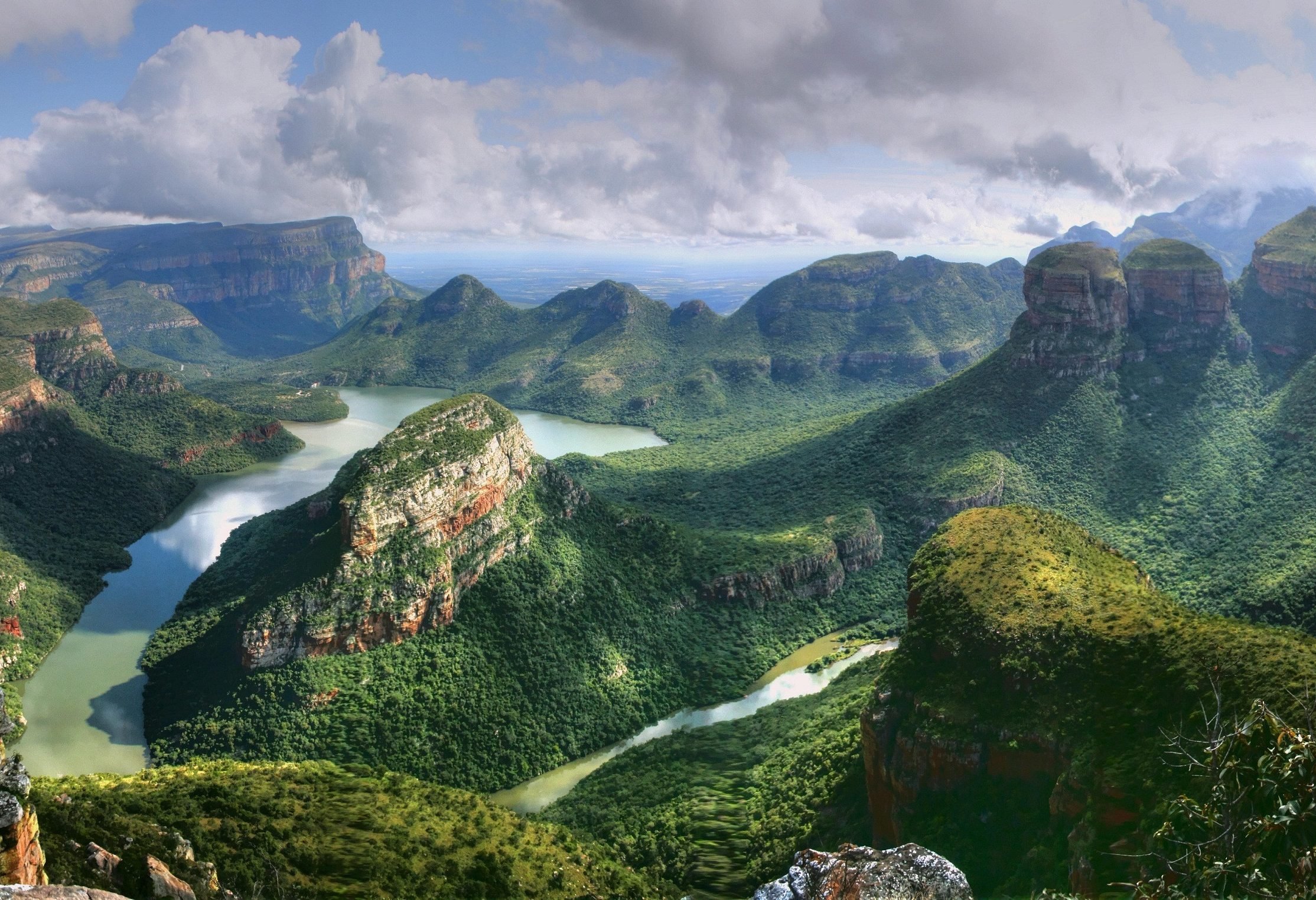 Blyde Canyon op Panorama Route in Zuid-Afrika