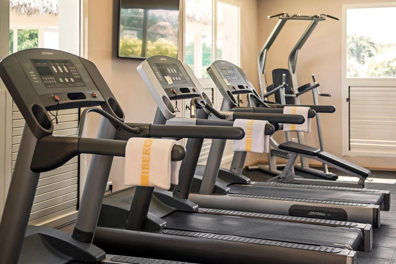 De fitnessruimte in het Iberostar Selection Varadero in Cuba