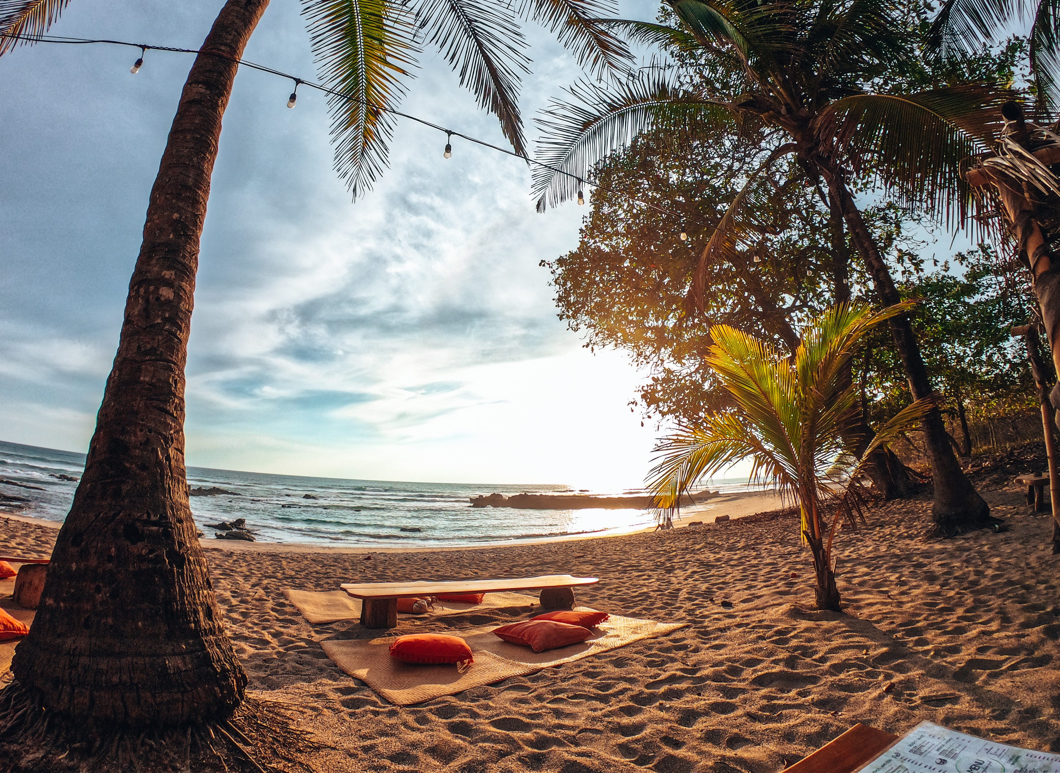 Een van de stranden van Santa Teresa, Costa Rica