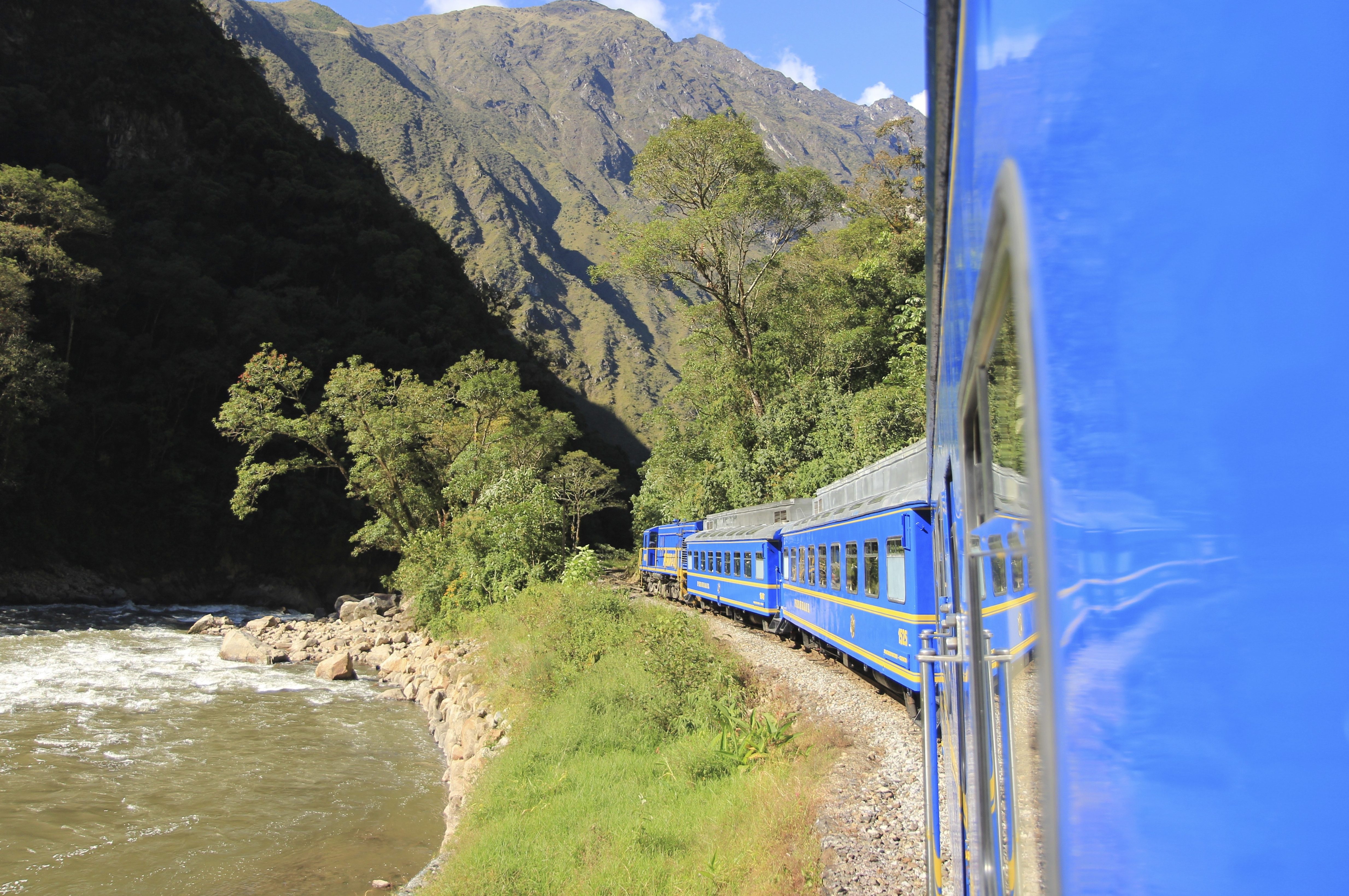 Met de trein door de Heilige Vallei naar Machu Picchu, Peru
