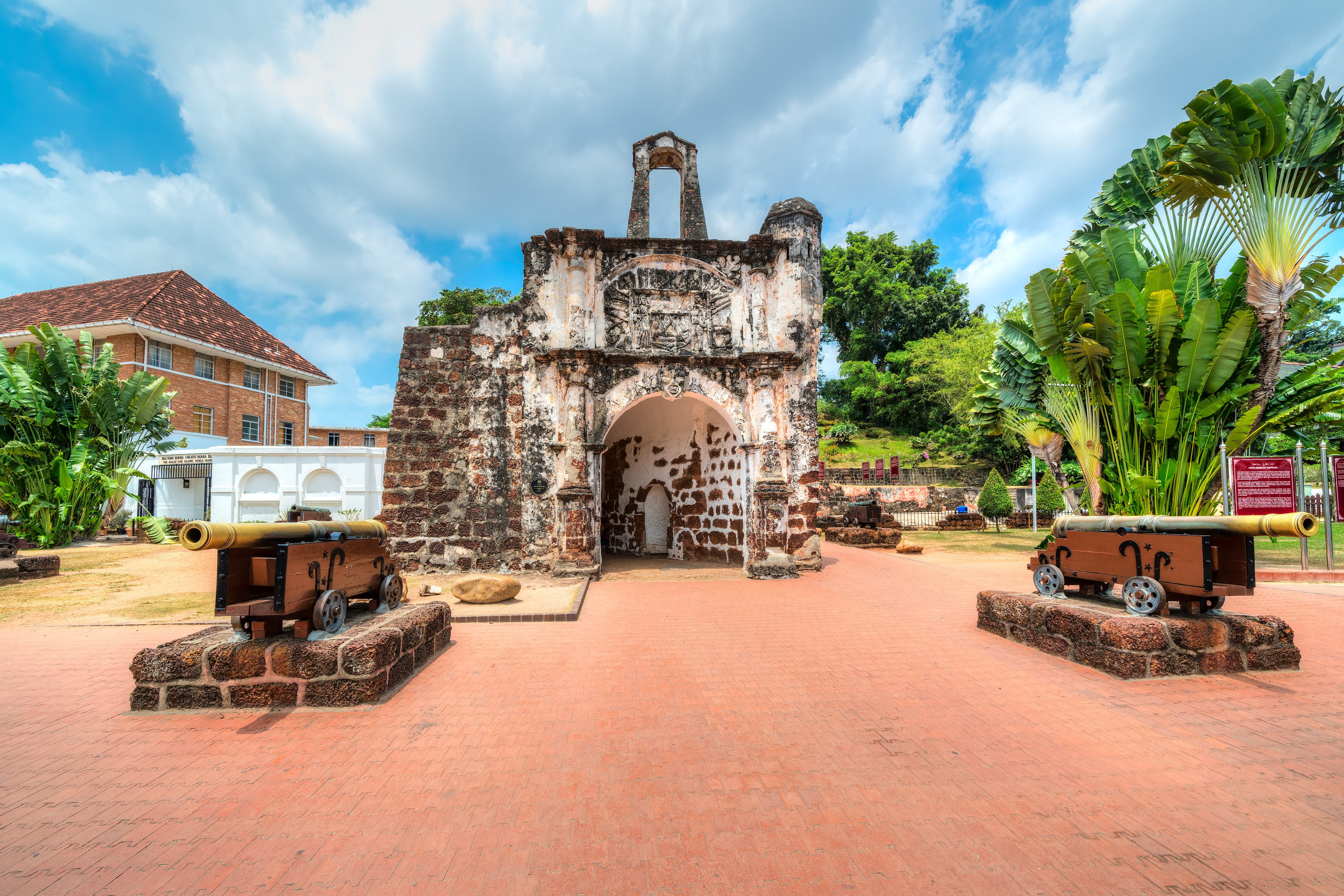 Maleisie-Malacca-Ruines-van-het-fort