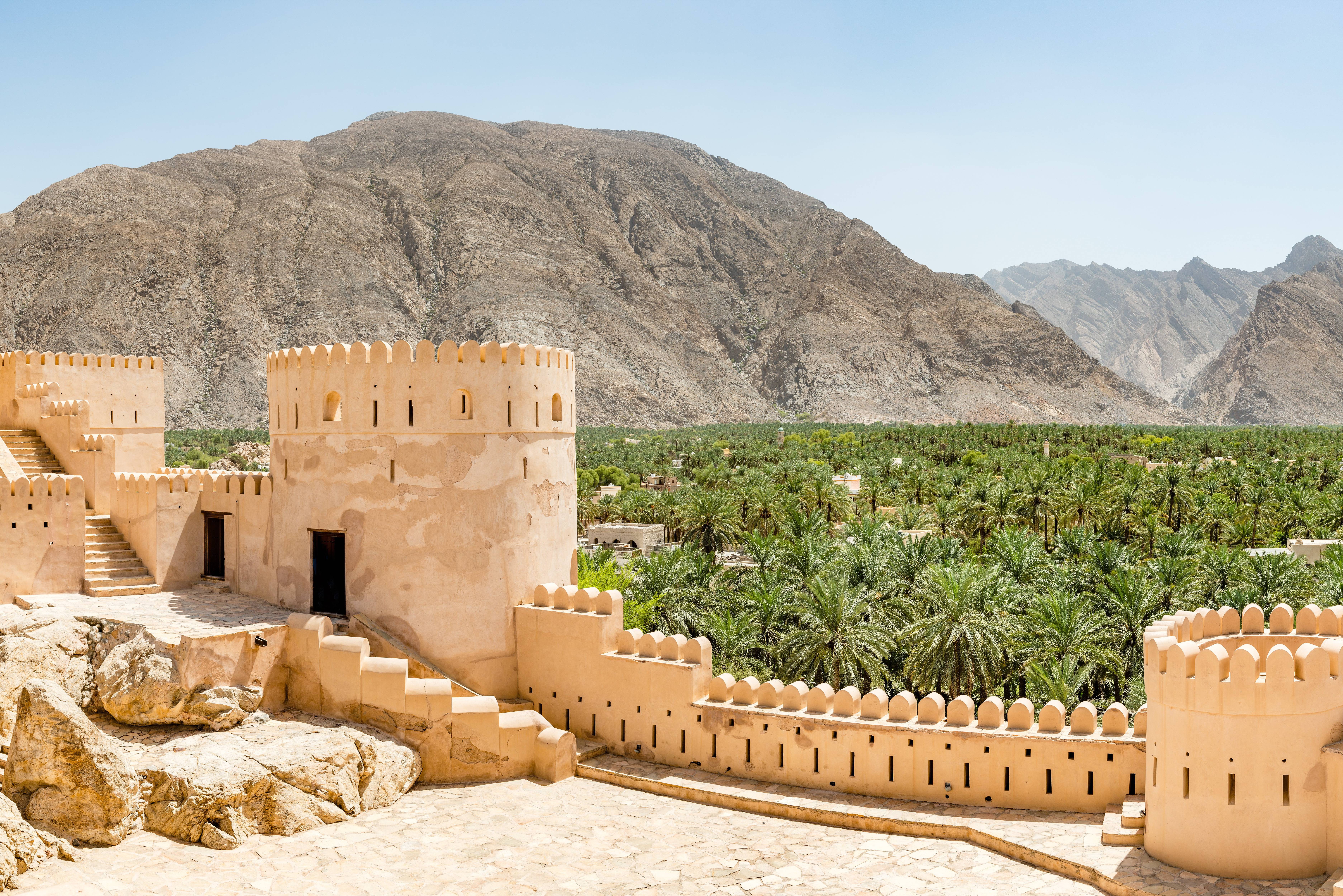Nakhl fort in Oman