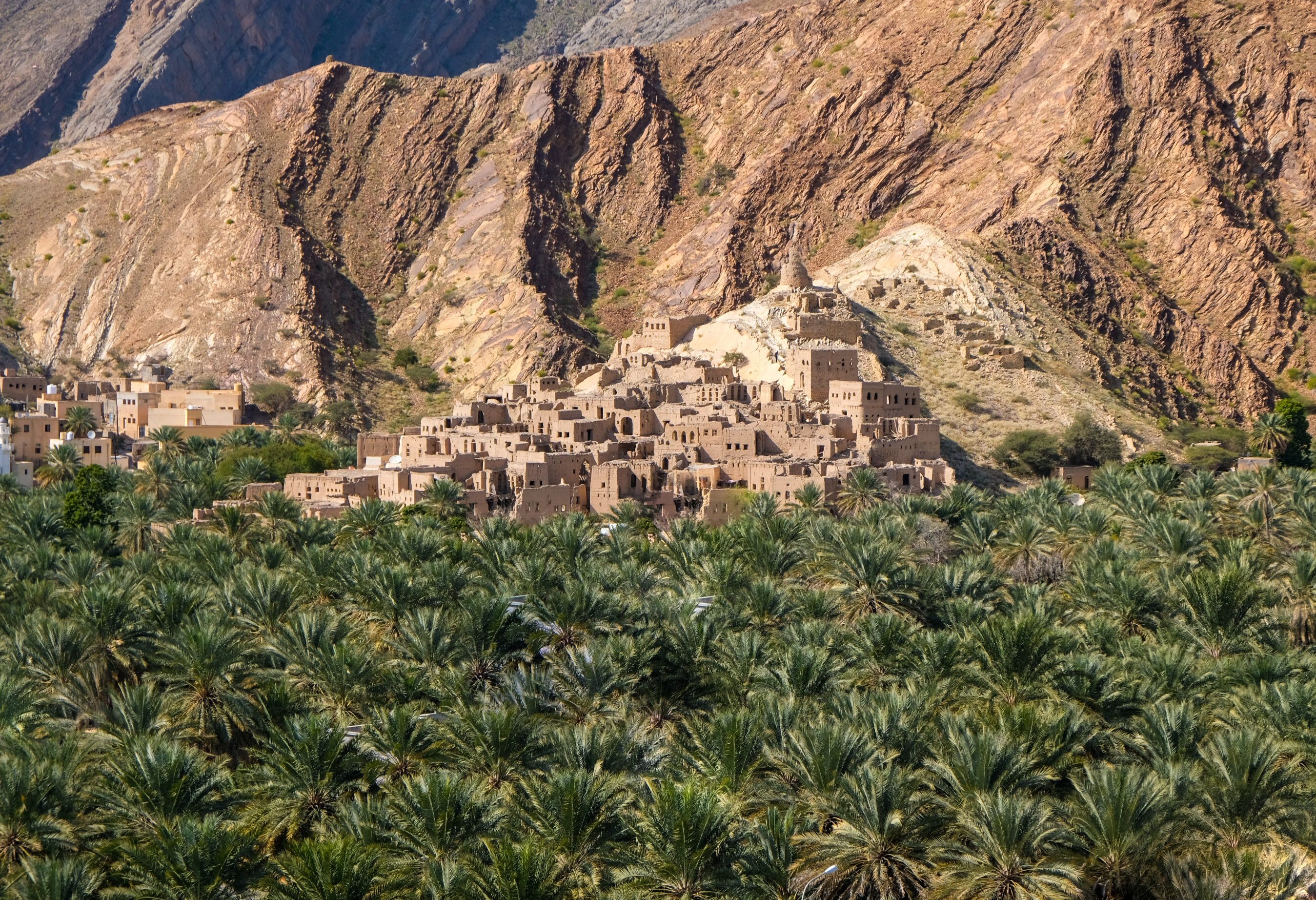 Charmante dorp Bilad Sayt in Oman
