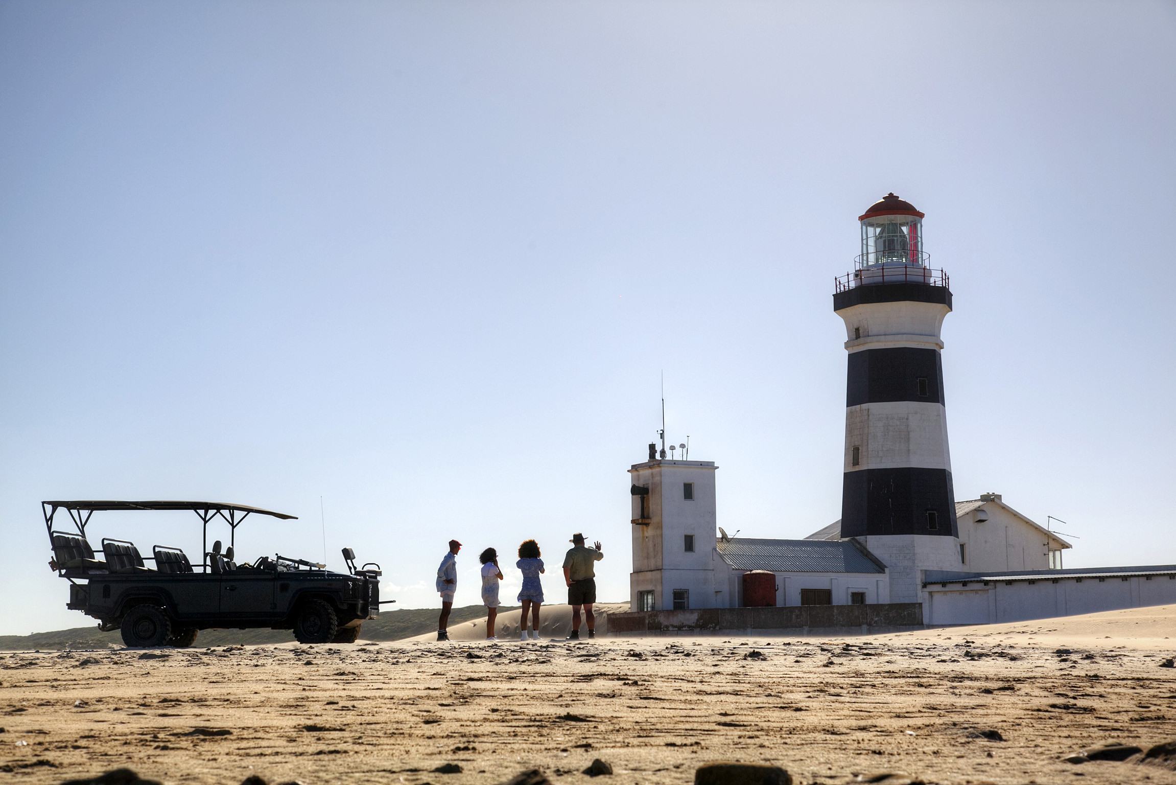 Zuid-Afrika-Port-Elizabeth-vuurtoren-van-Cape-Recife-tour-met-jeep-en-gids