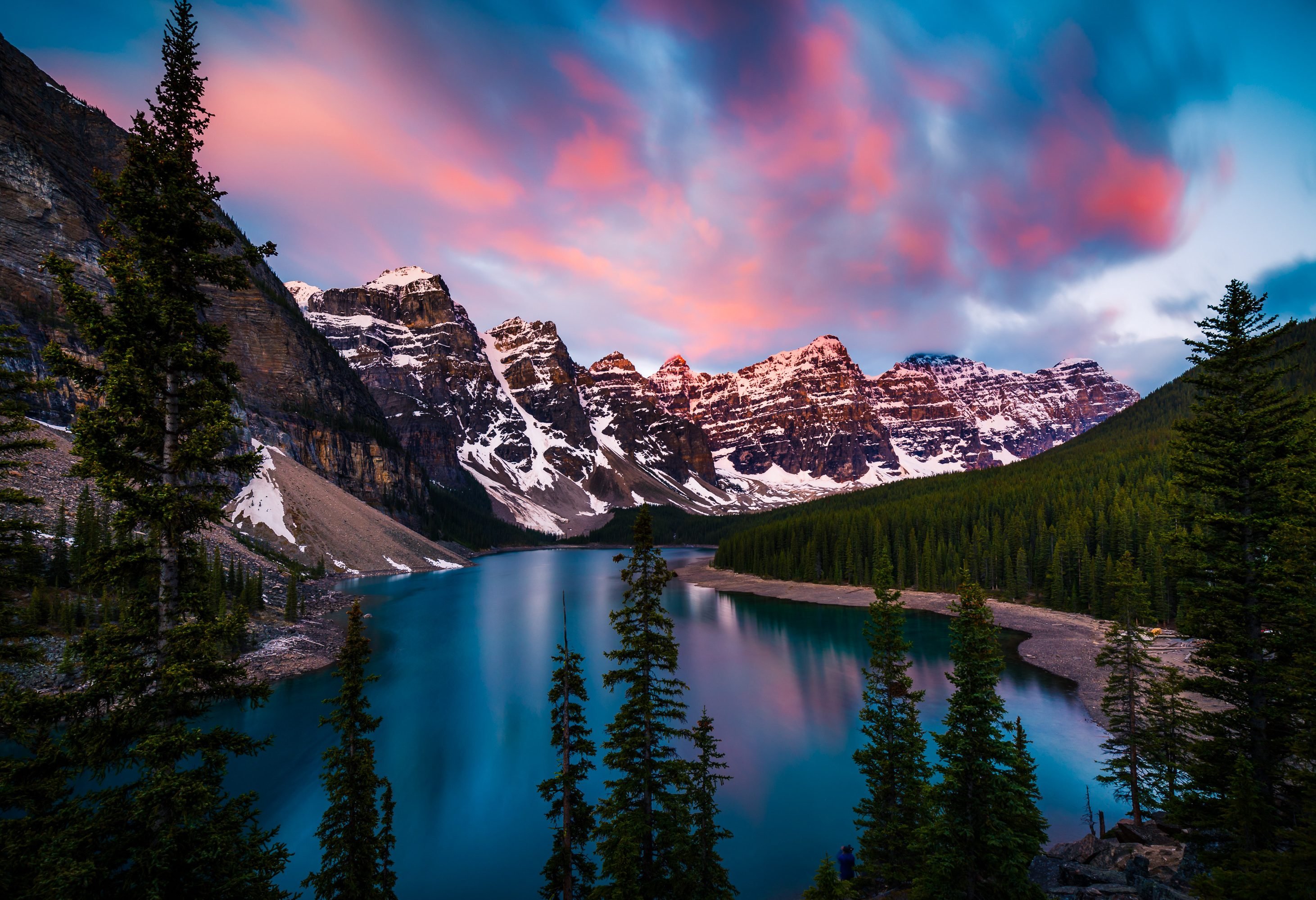 Banff National Park Canada Lake Moraine