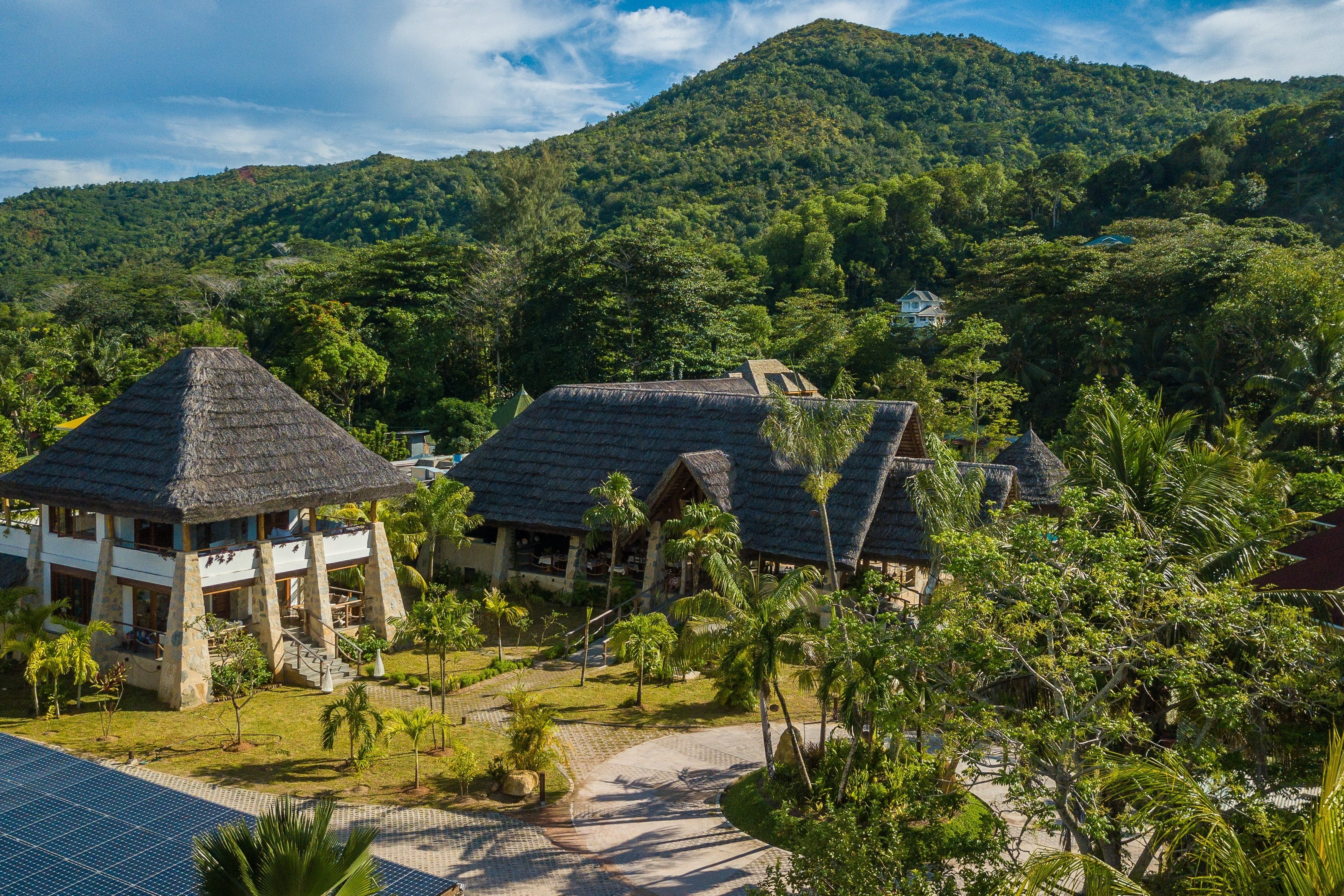 Les Lauriers Eco Hotel op Praslin in de Seychellen