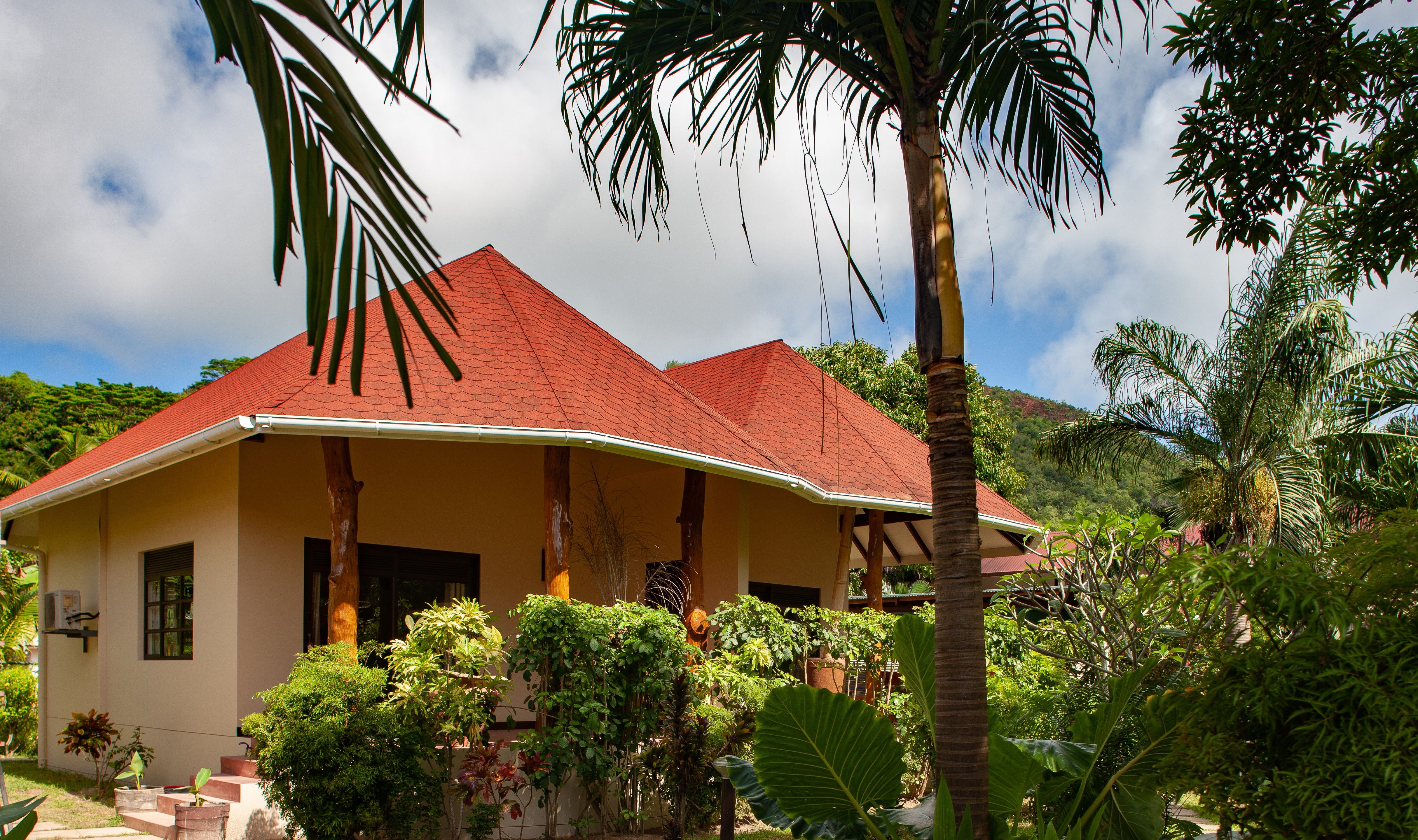 Villa van Les Lauriers op Praslin in de Seychellen
