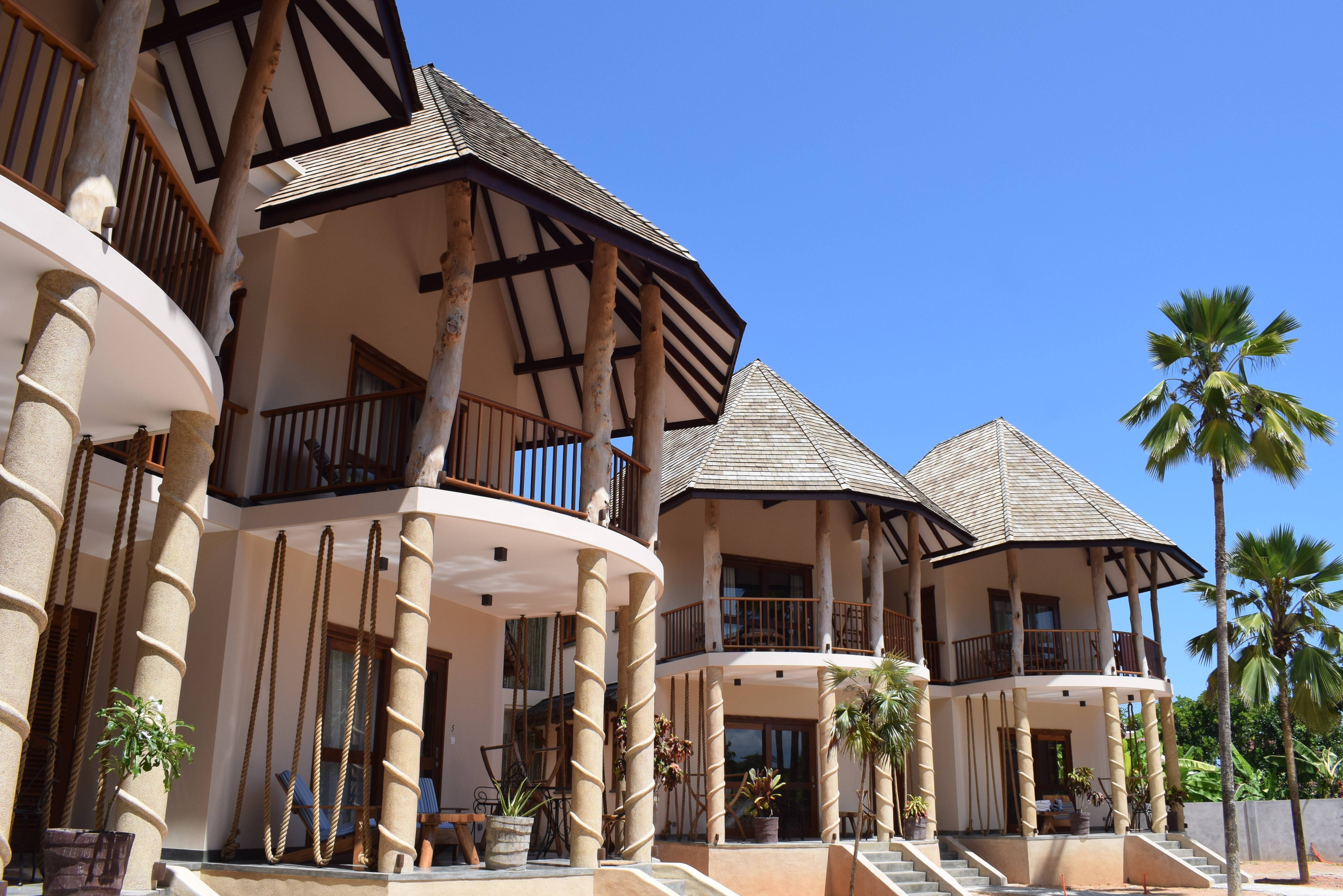Superior kamers van Les Laurier Eco Hotel op Praslin op de Seychellen
