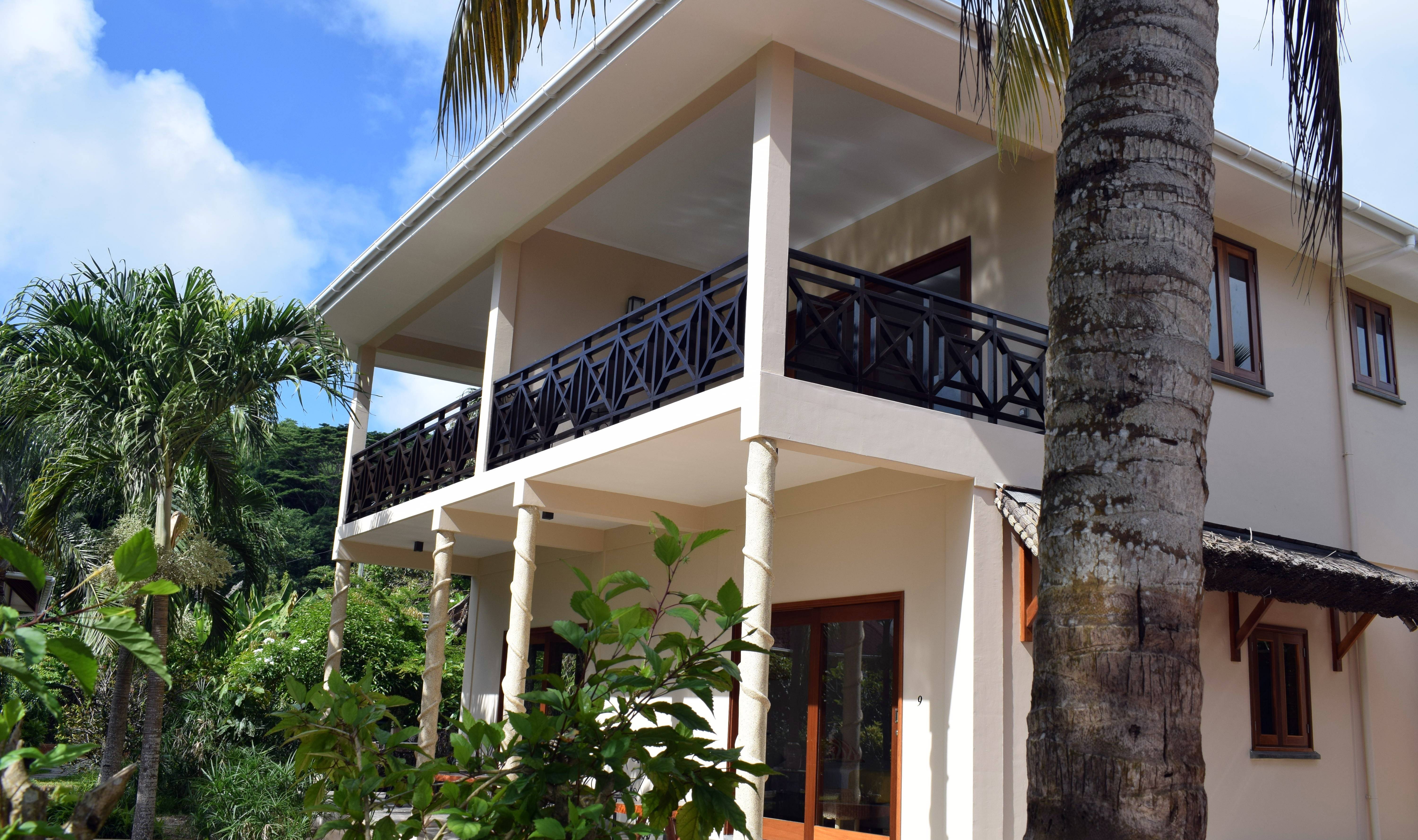 Family kamers van Les Lauriers op Praslin in de Seychellen