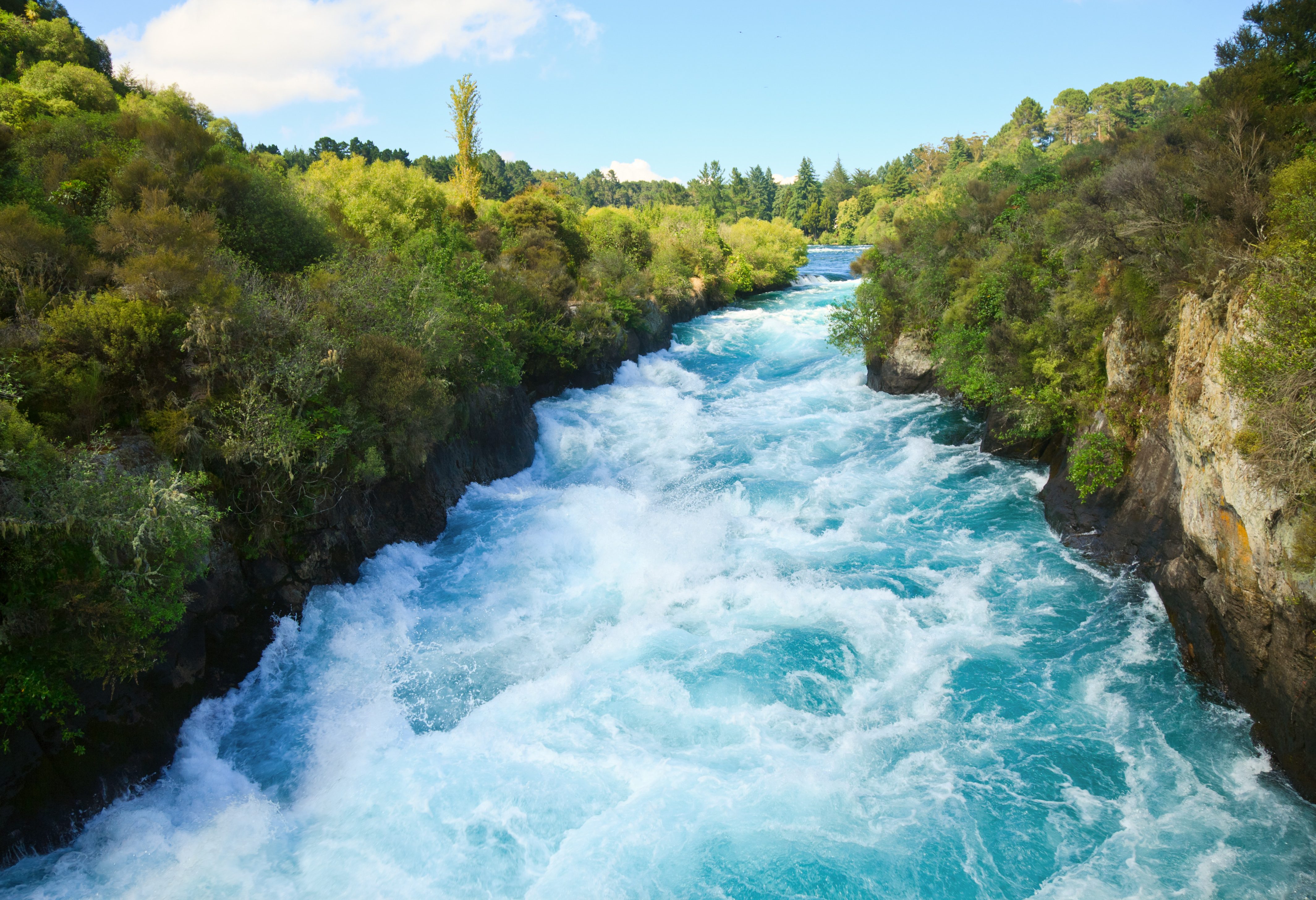 Huka Falls in Nieuw-Zeeland