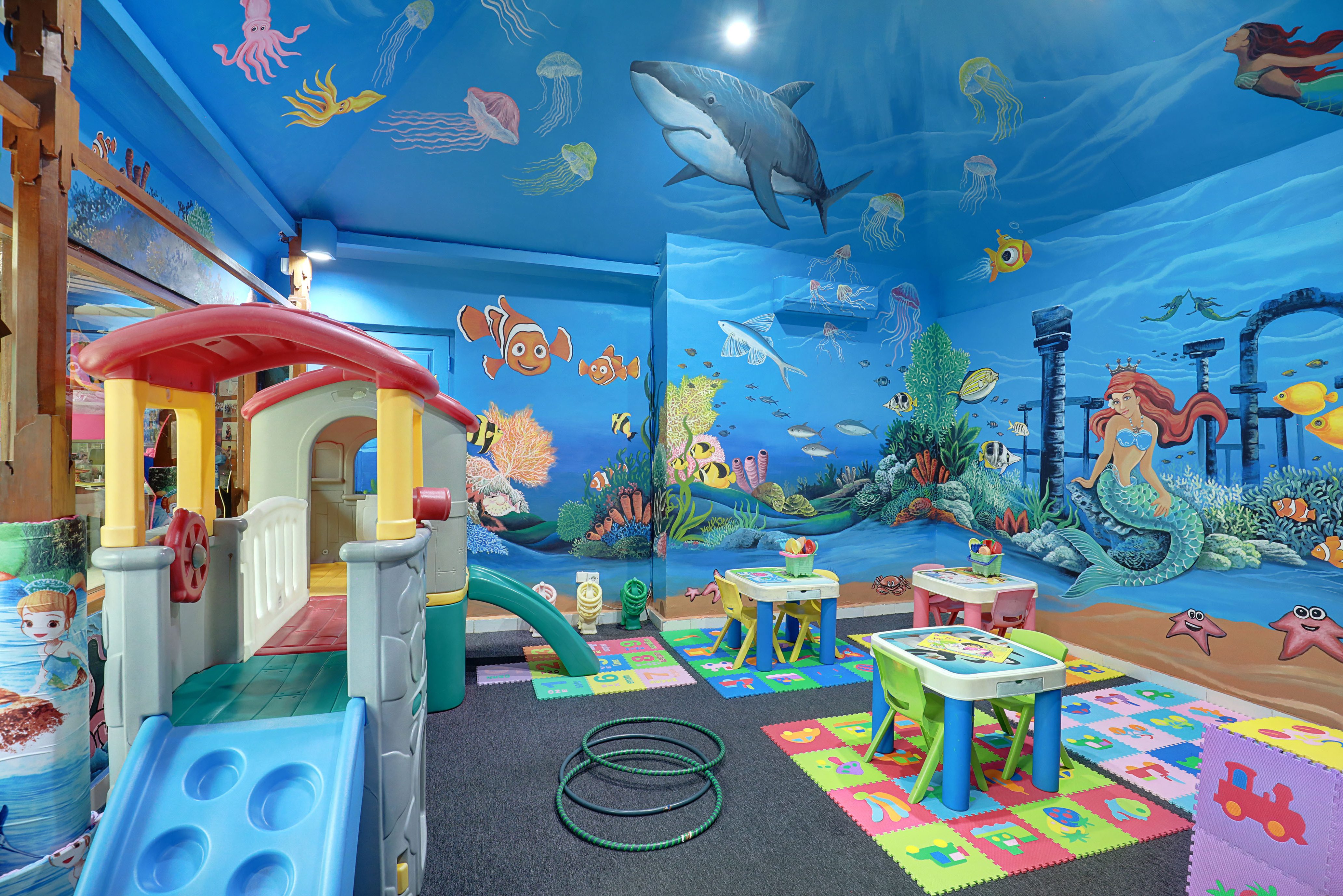 Kids Club in het Legian Beach Hotel op Bali in Indonesie