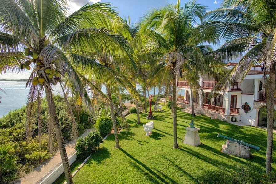 Tuin van Akumal Caribe in Mexico