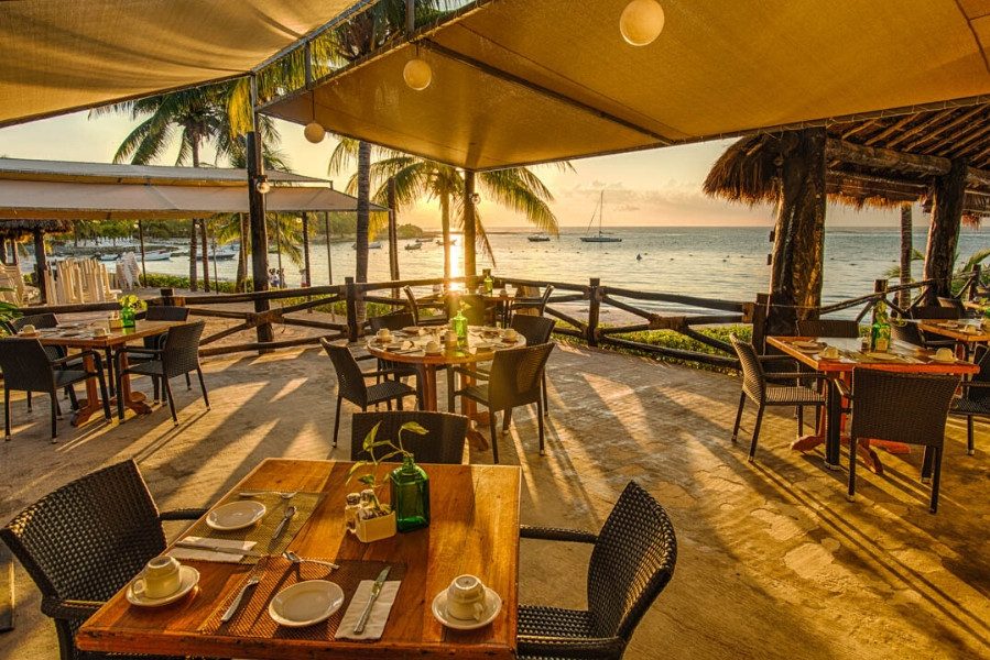 Restaurant van Akumal Caribe in Mexico