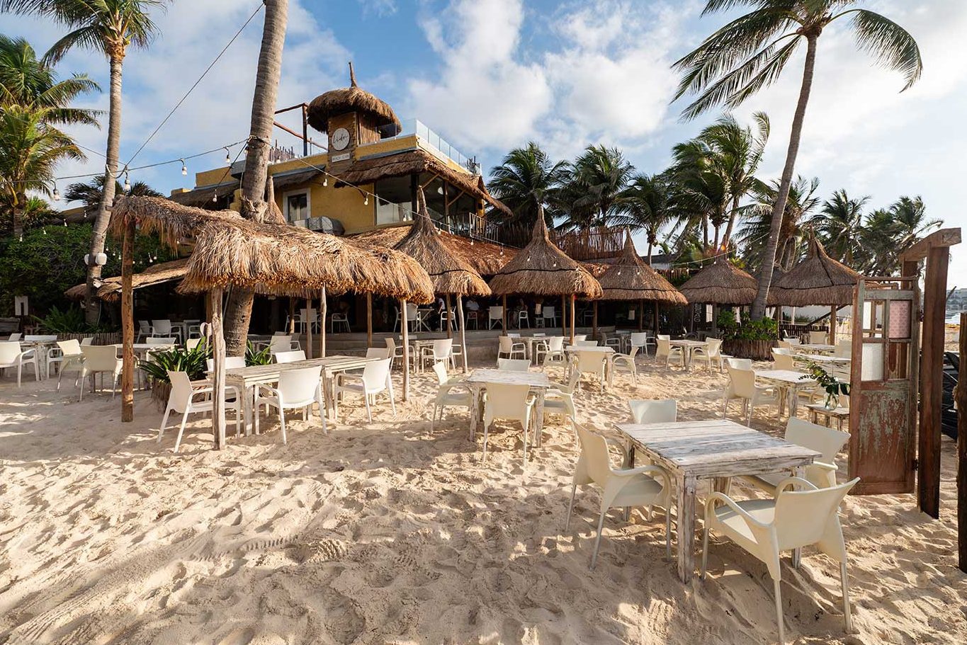Strand van Colibri Beach Hotel in Playa del Carmen Mexico