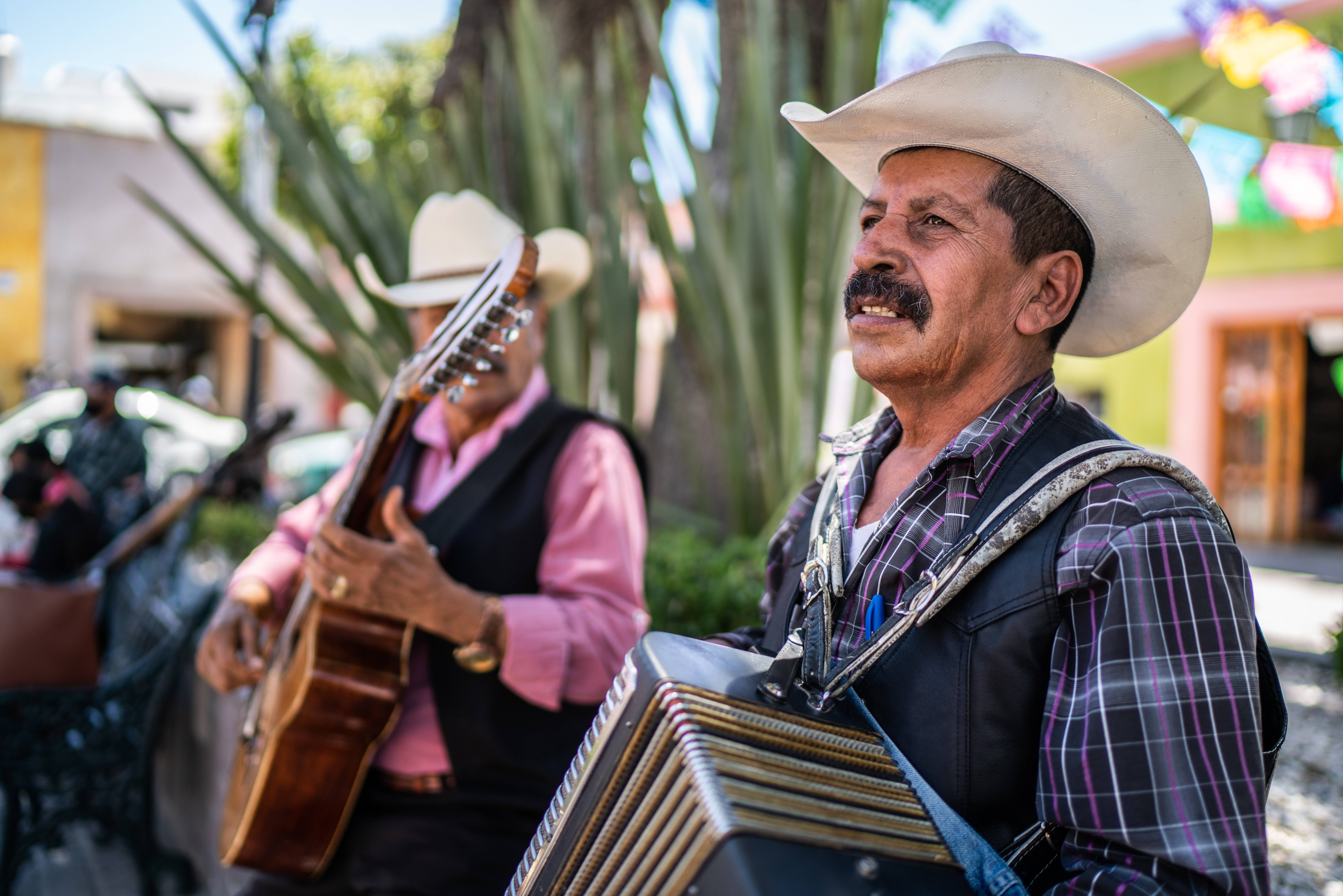 Mariachi muzikanten in Mexico